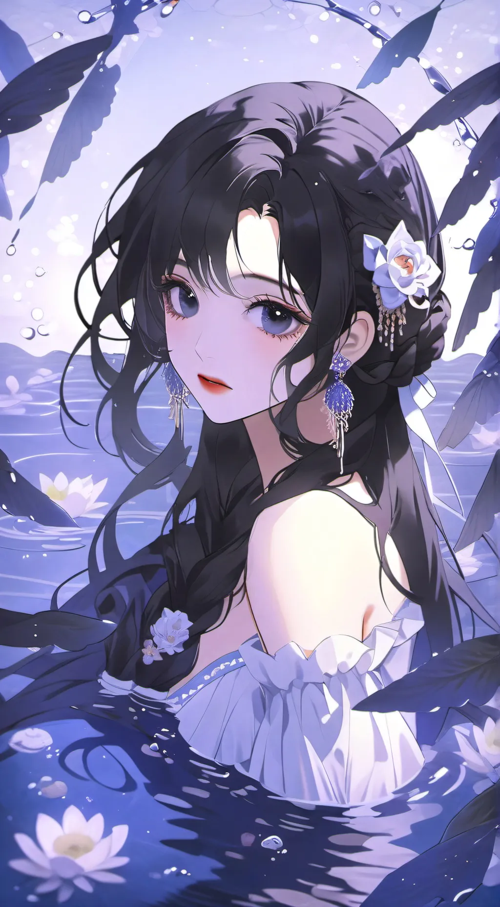ai character: Selene Moonglade background