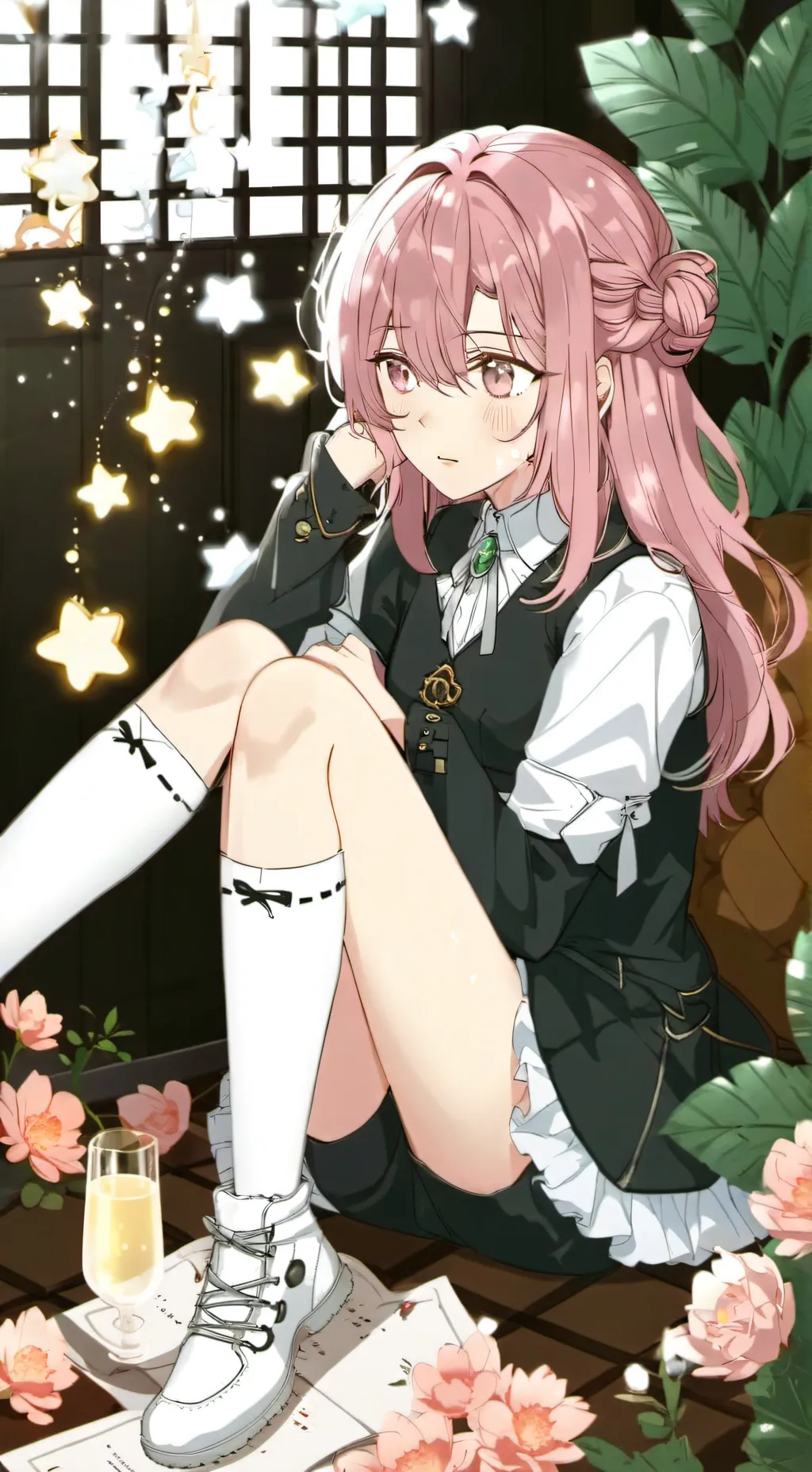 ai character: Kitty 🎀 background