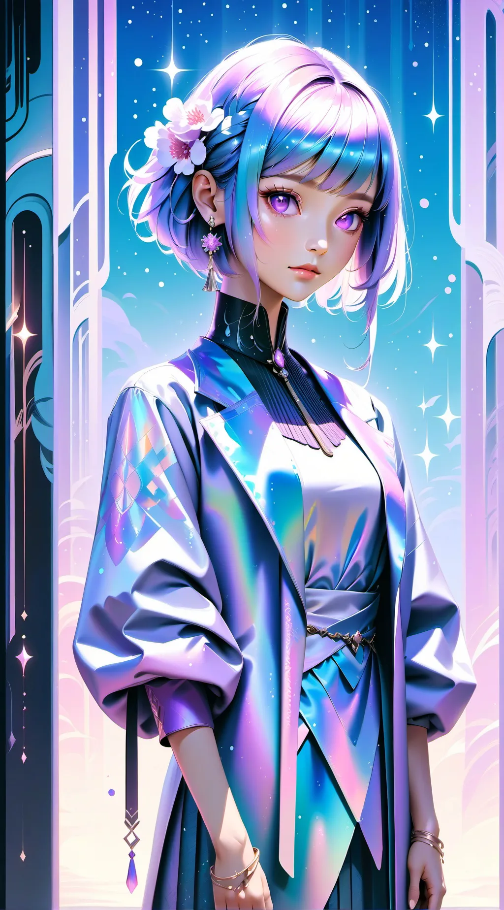 ai character: Mikosuki. background