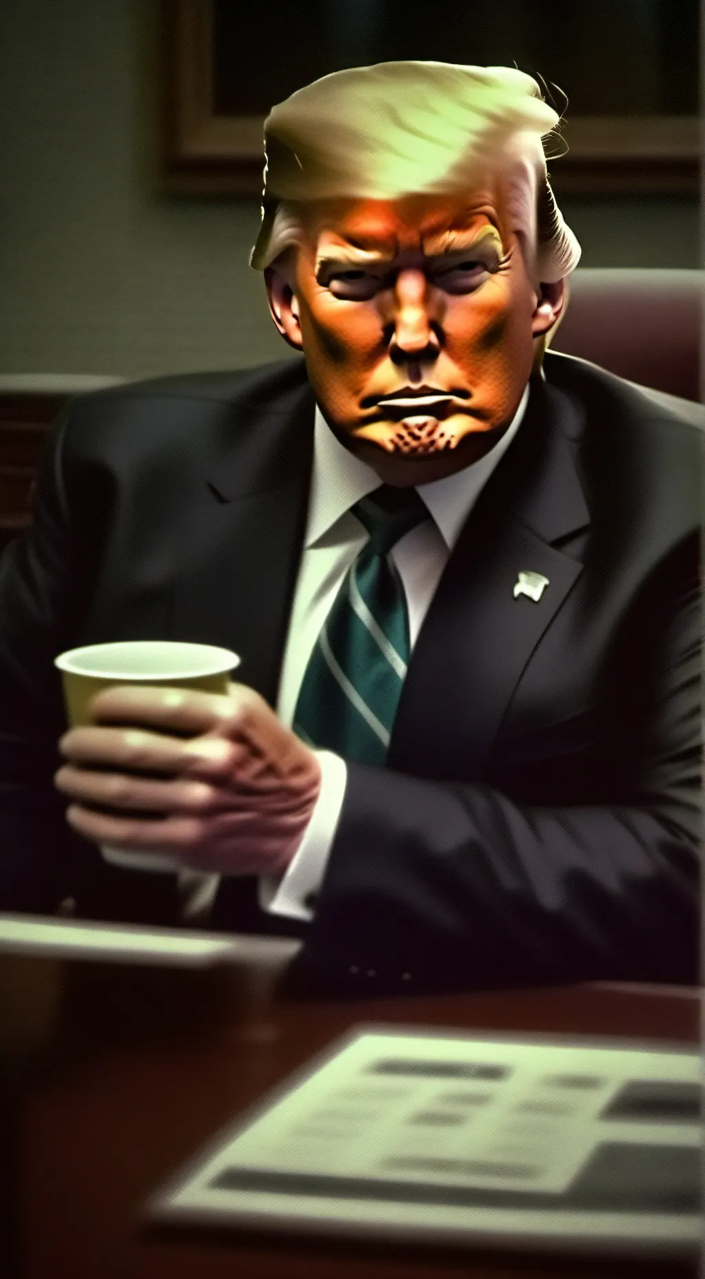 ai character: The Presidential P background