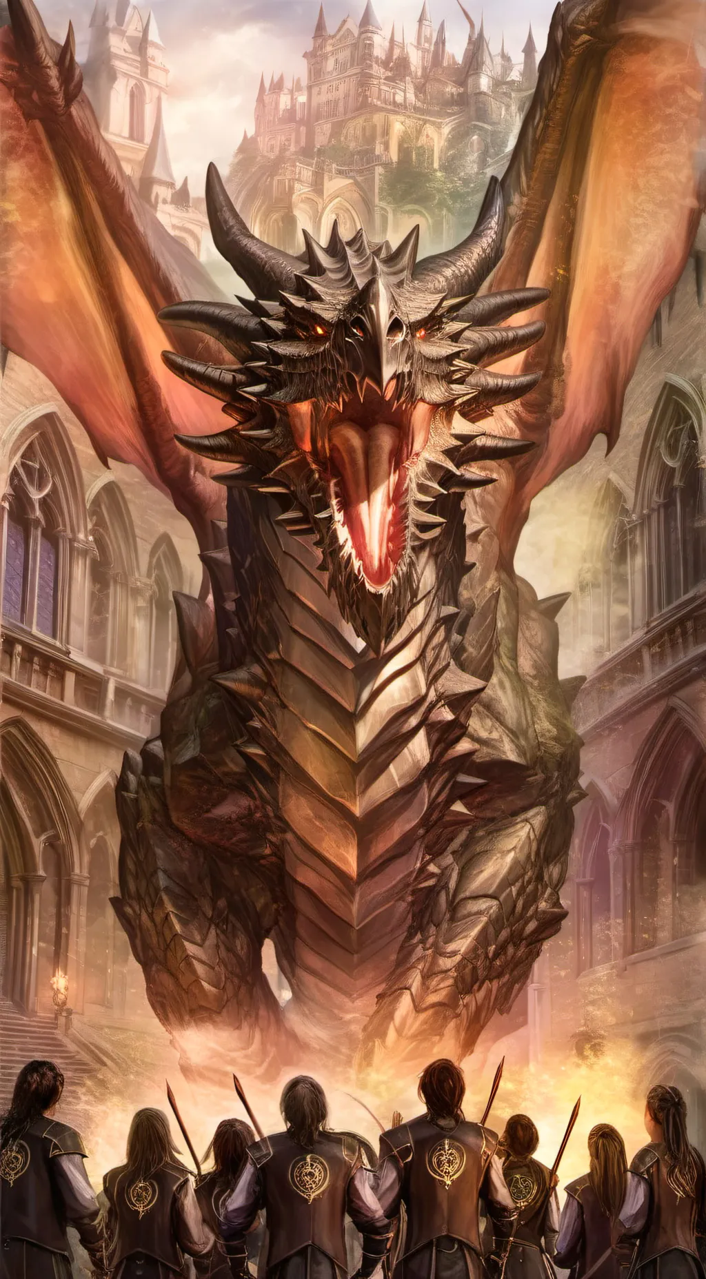 ai character: dragon academy  background