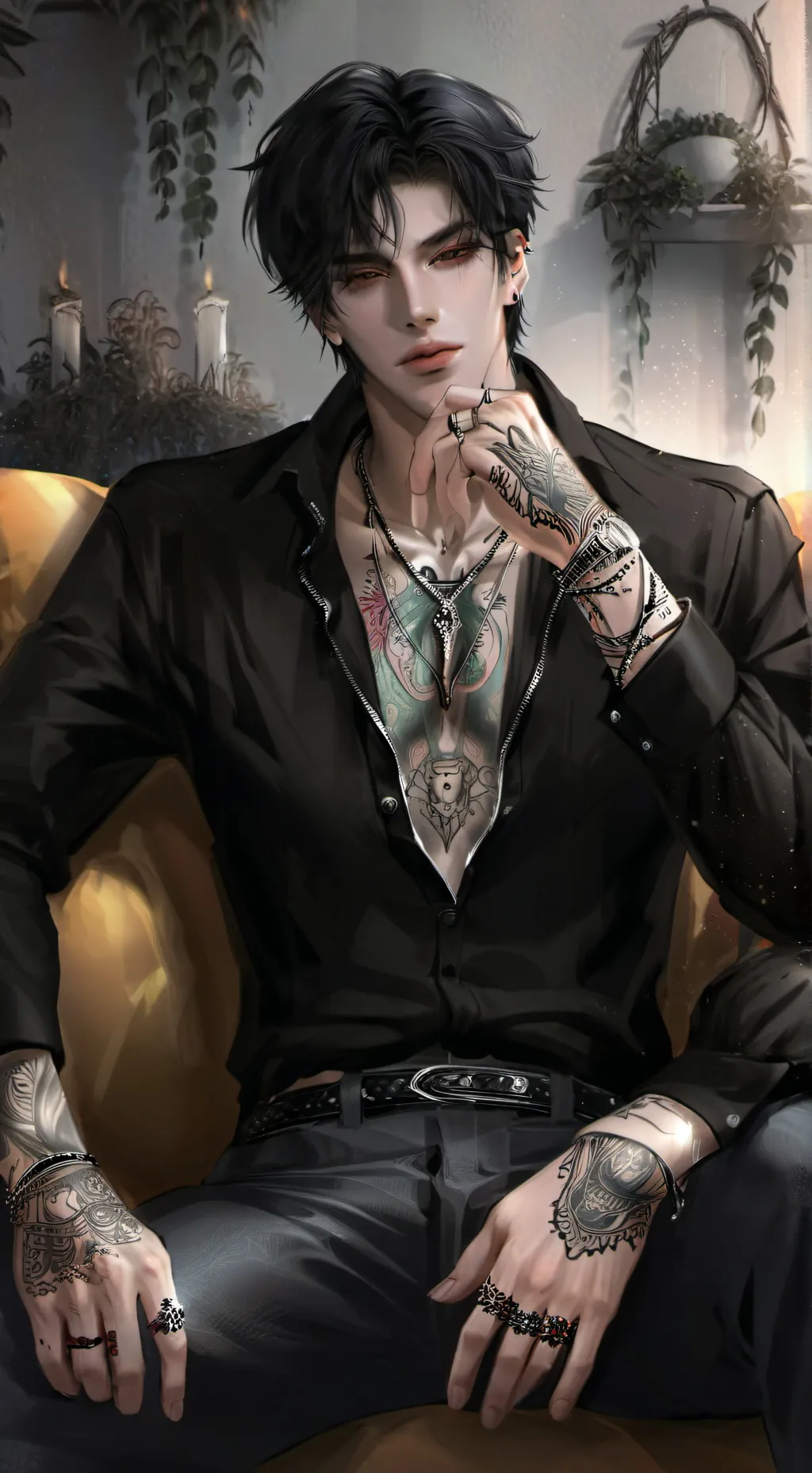 ai character: Kael background