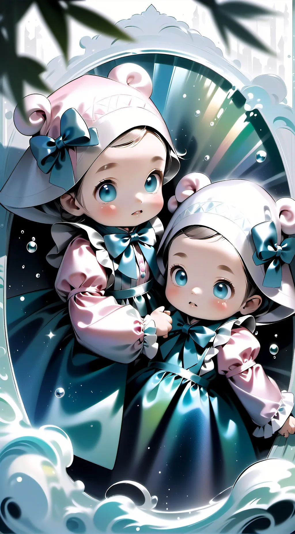 ai character: Mia and Stella background