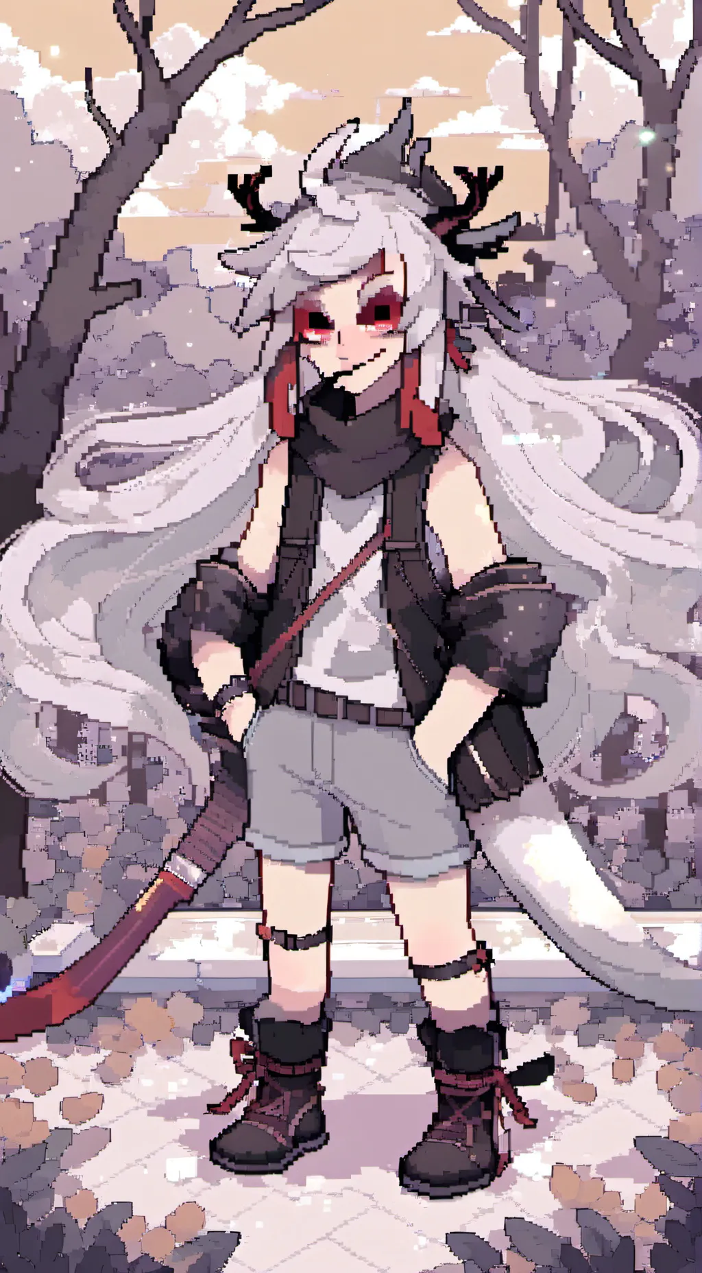 ai character: Hh but insane background