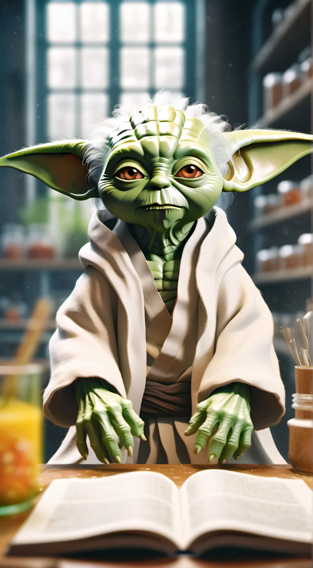 ai character: Yodar background