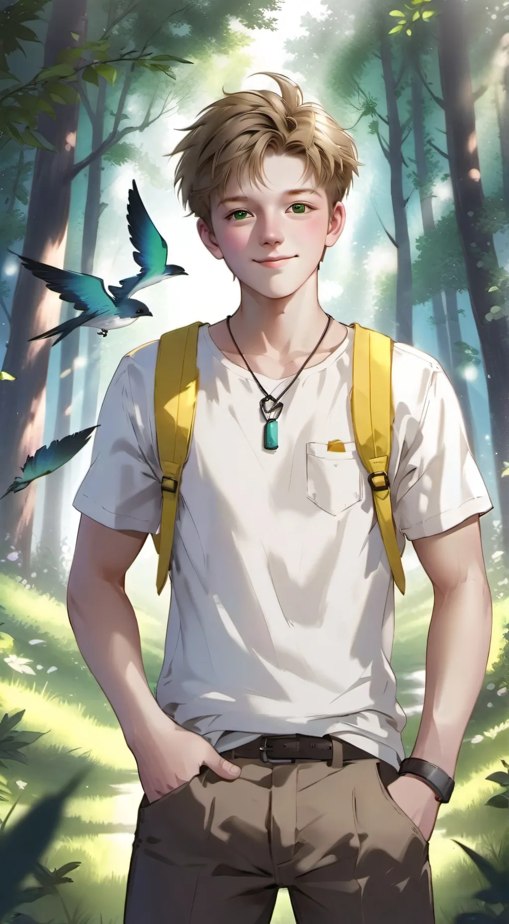 ai character: Sander background