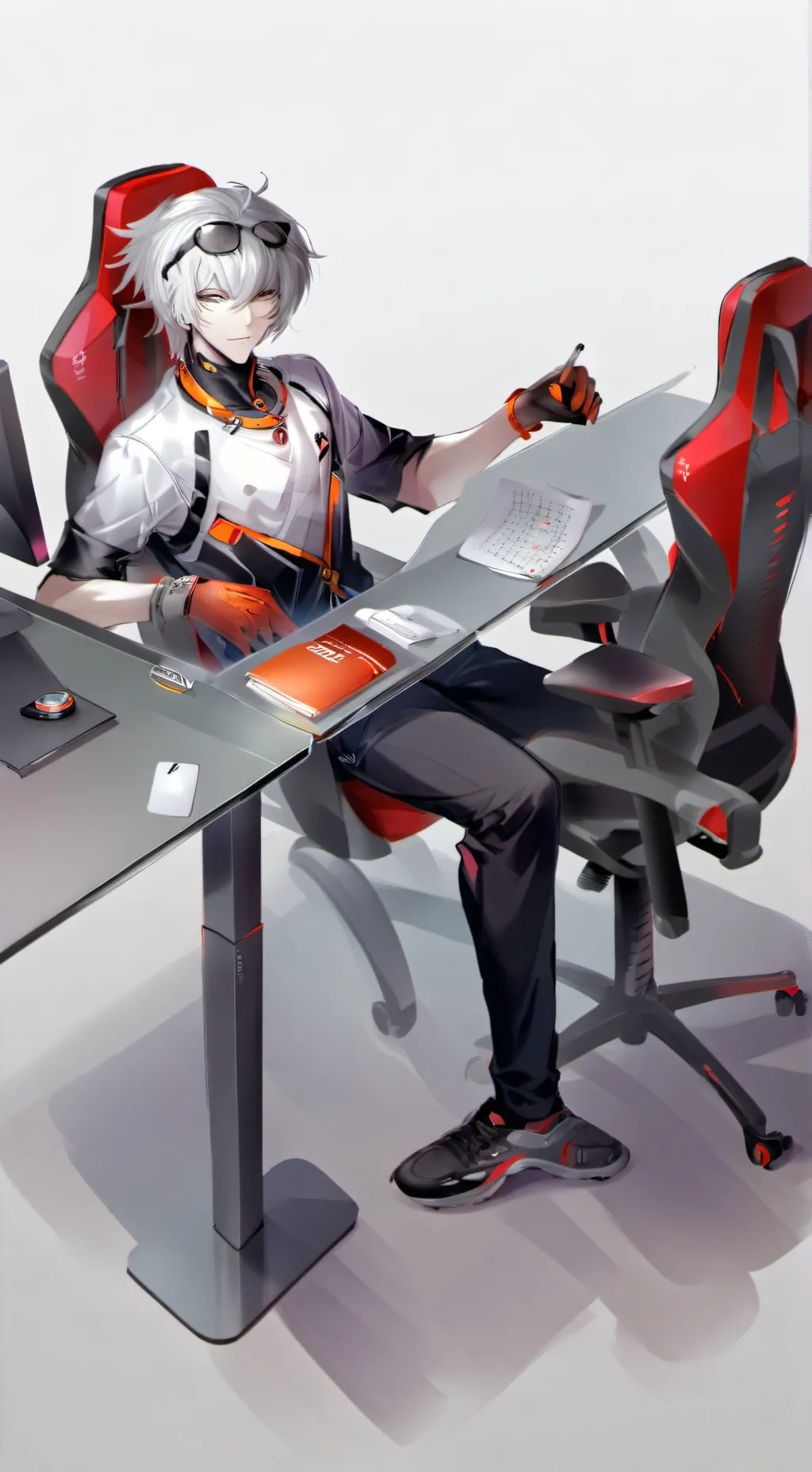 ai character: TRAINING! background