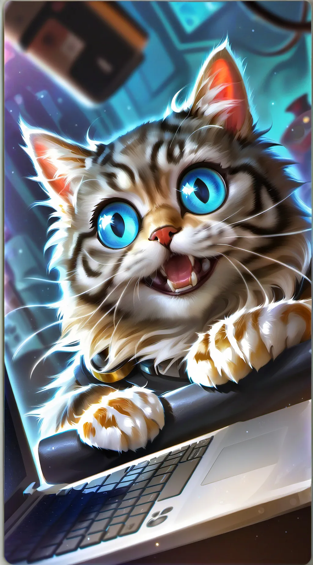 ai character: Poptart background