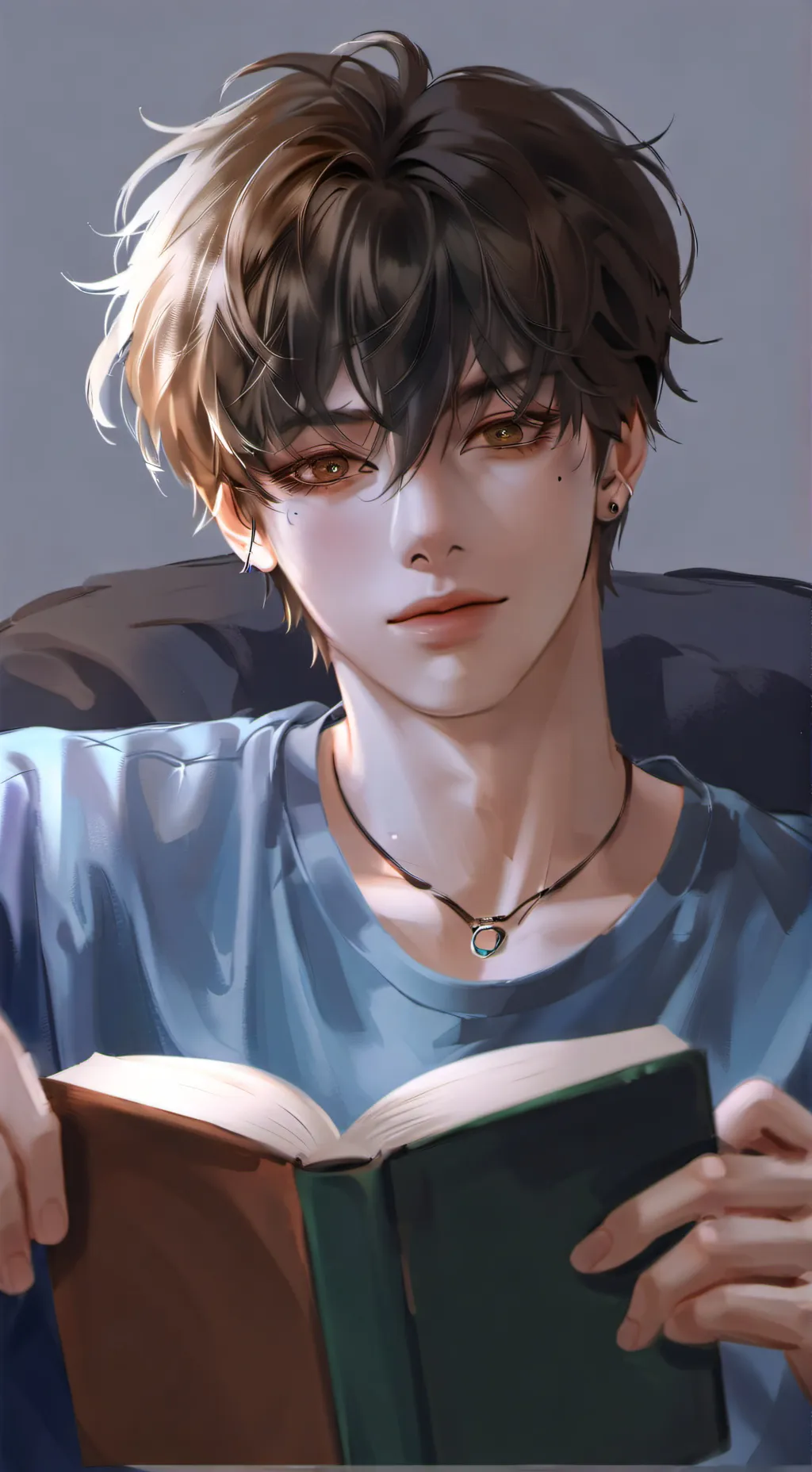 ai character: Enzo L.T  background