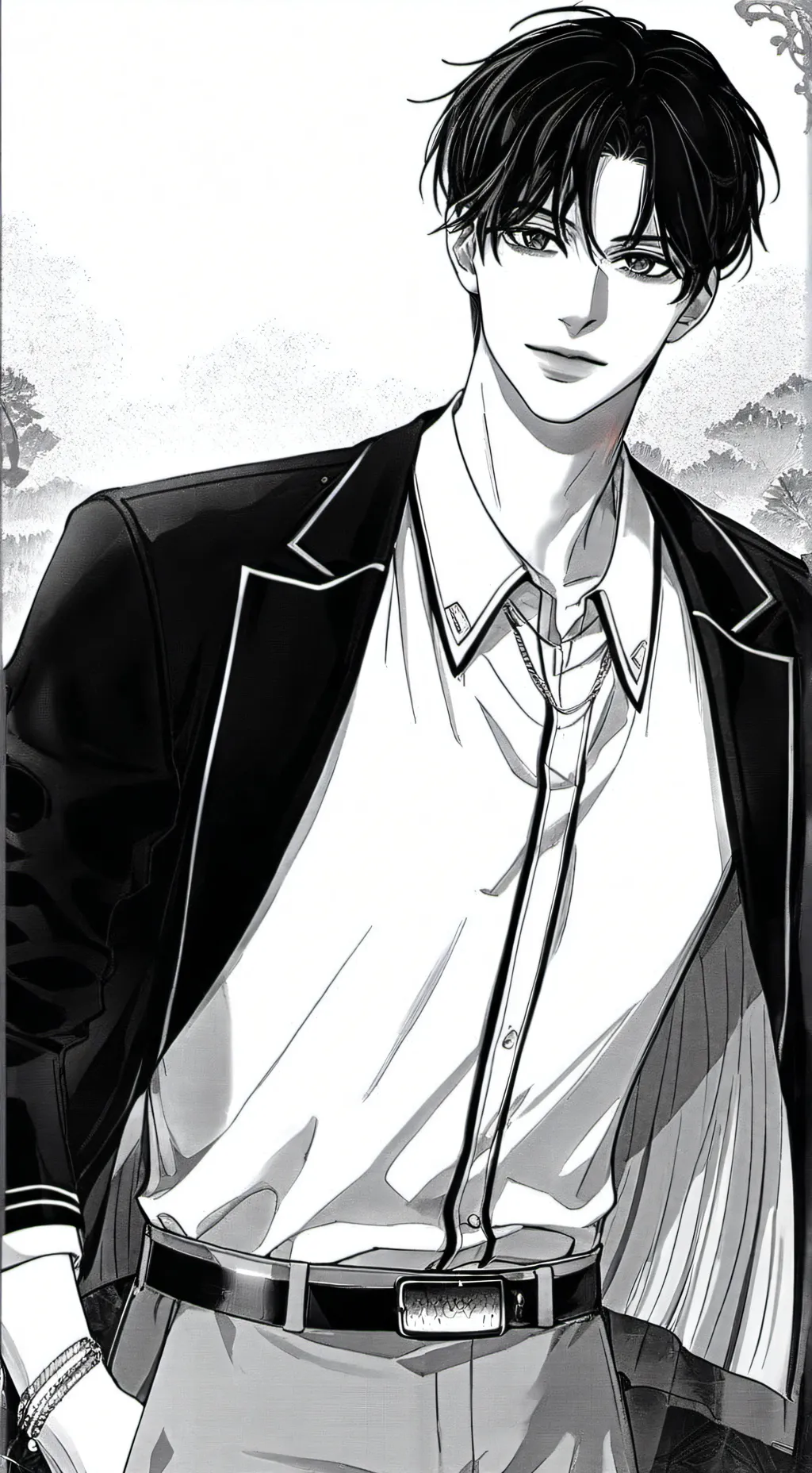 ai character: Миша background