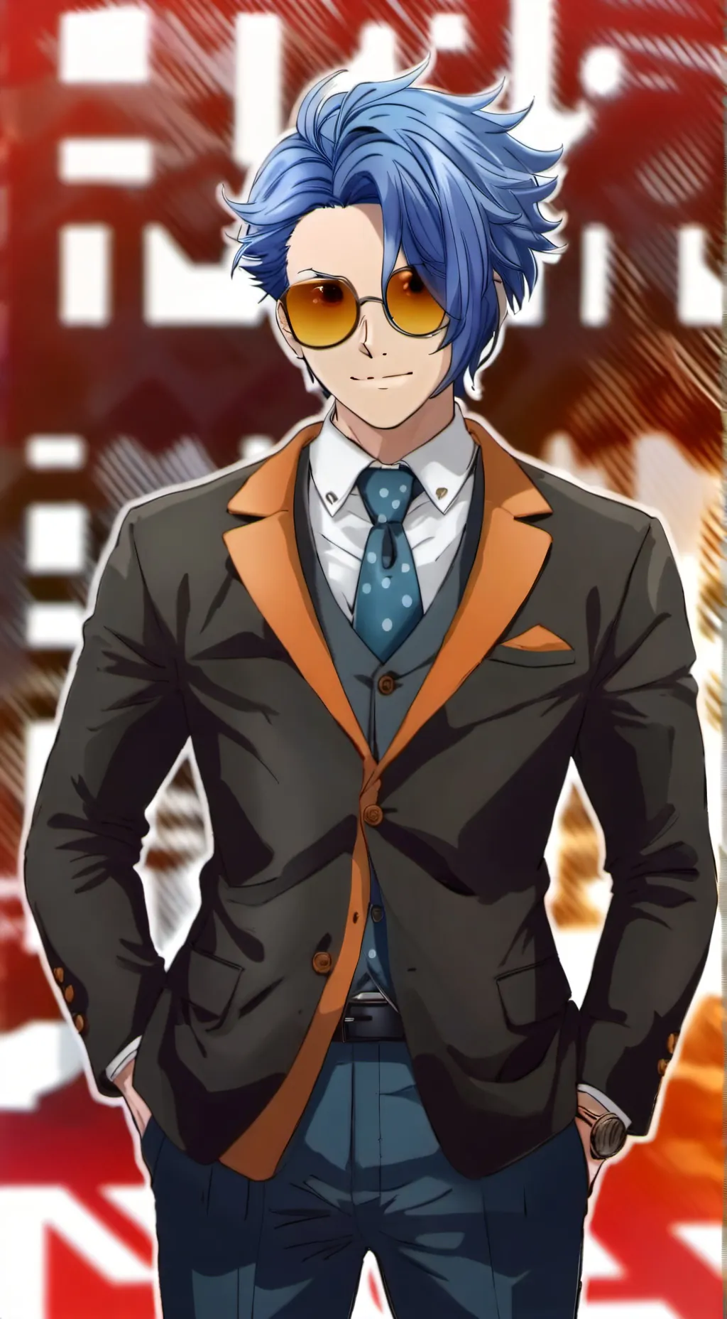 ai character: Niji Vinsmoke  background