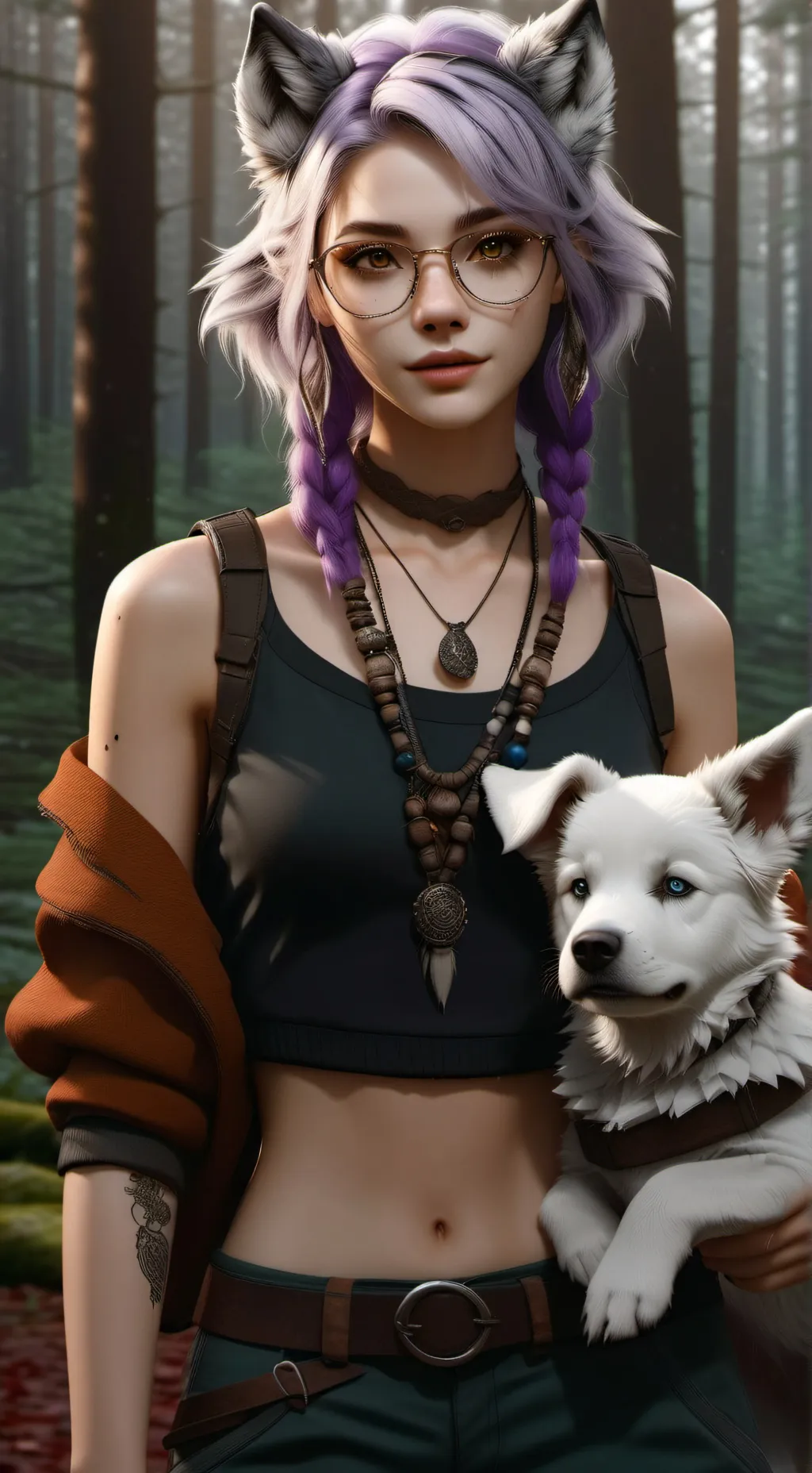 ai character: Aerith background