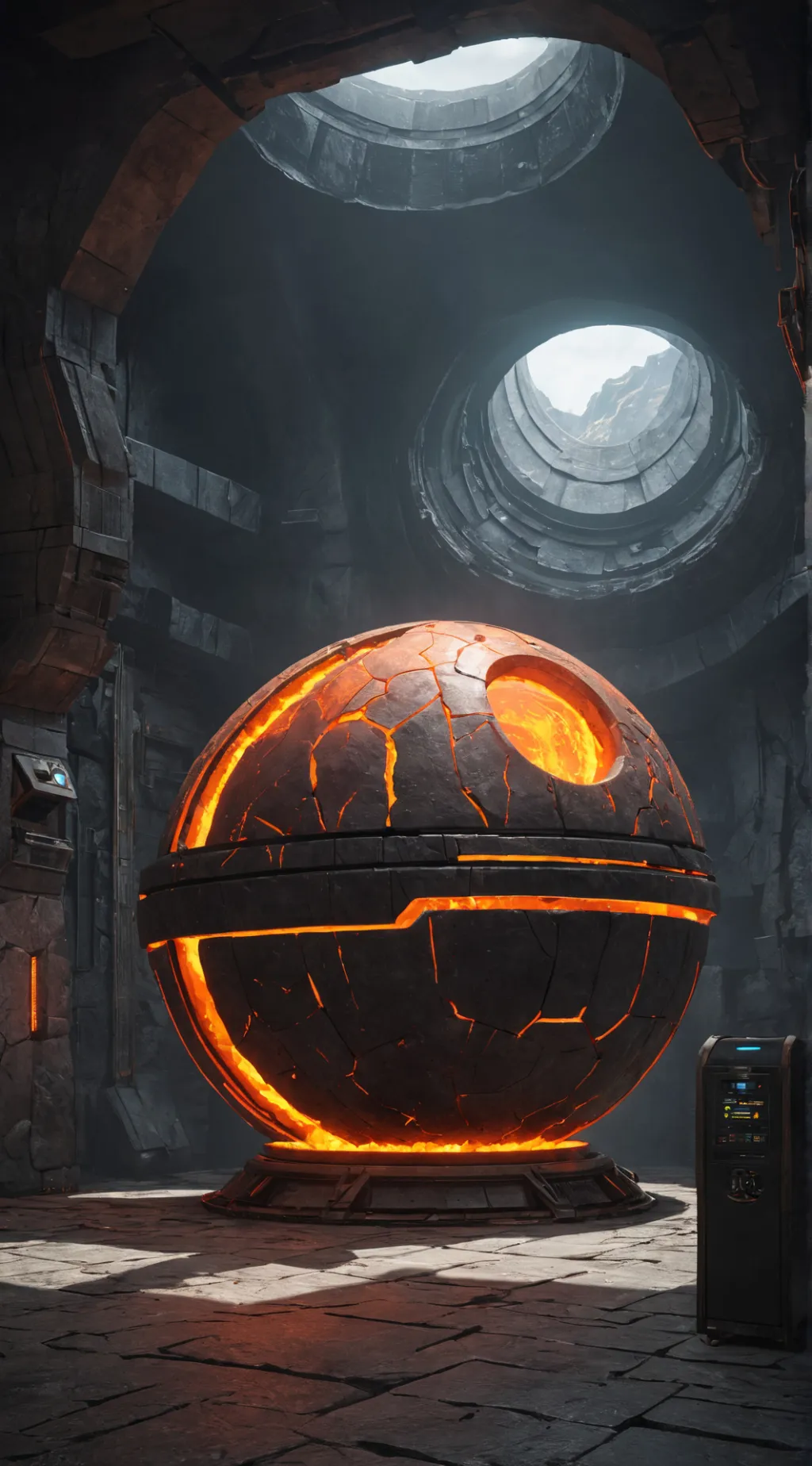 ai character: Pressure THE VAULT background