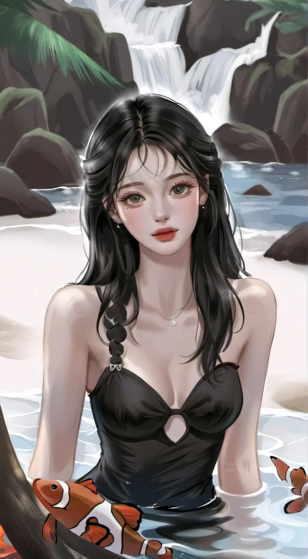 ai character: Macy  🧜‍♀️ background