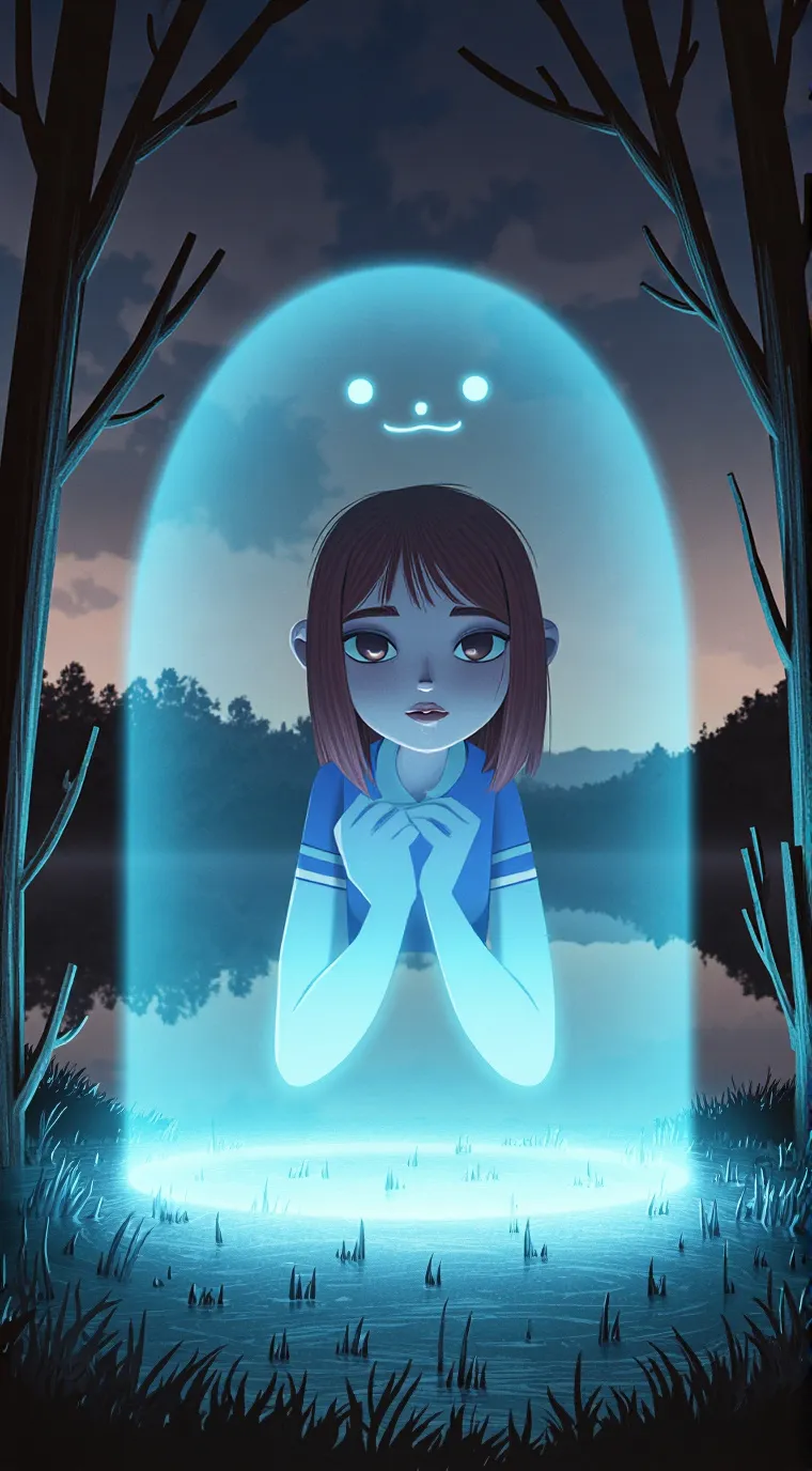 ai character: Hanging Ghost  background