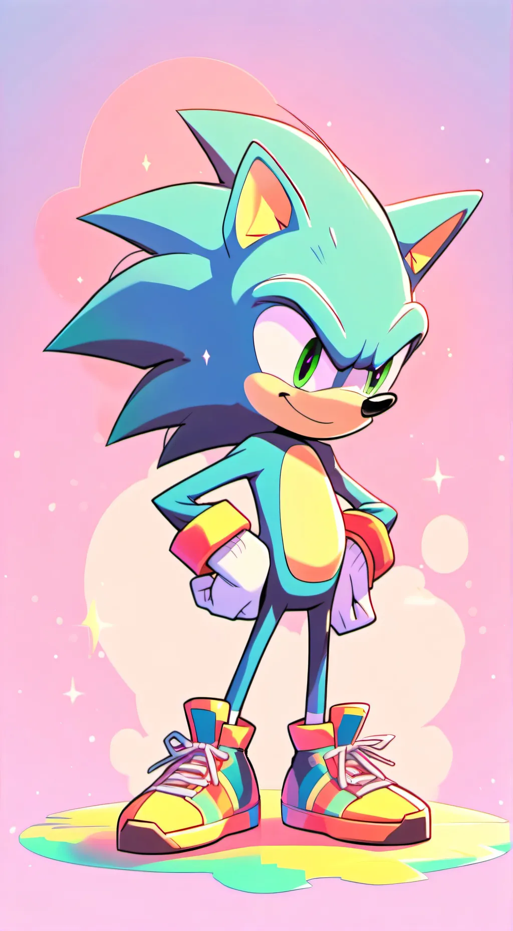 ai character: Sonic background