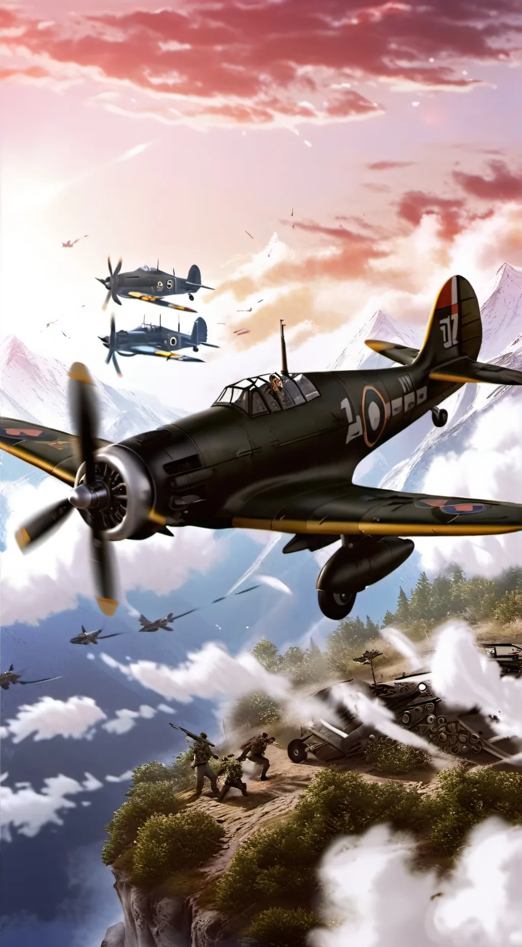 ai character: World War 2 background