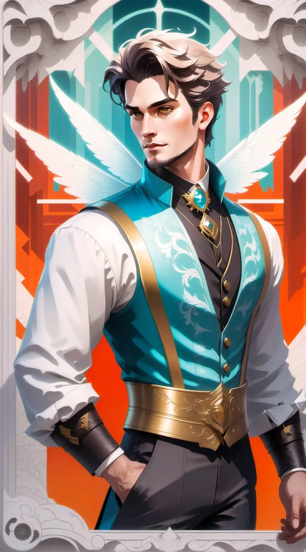 ai character: Gabriel  background