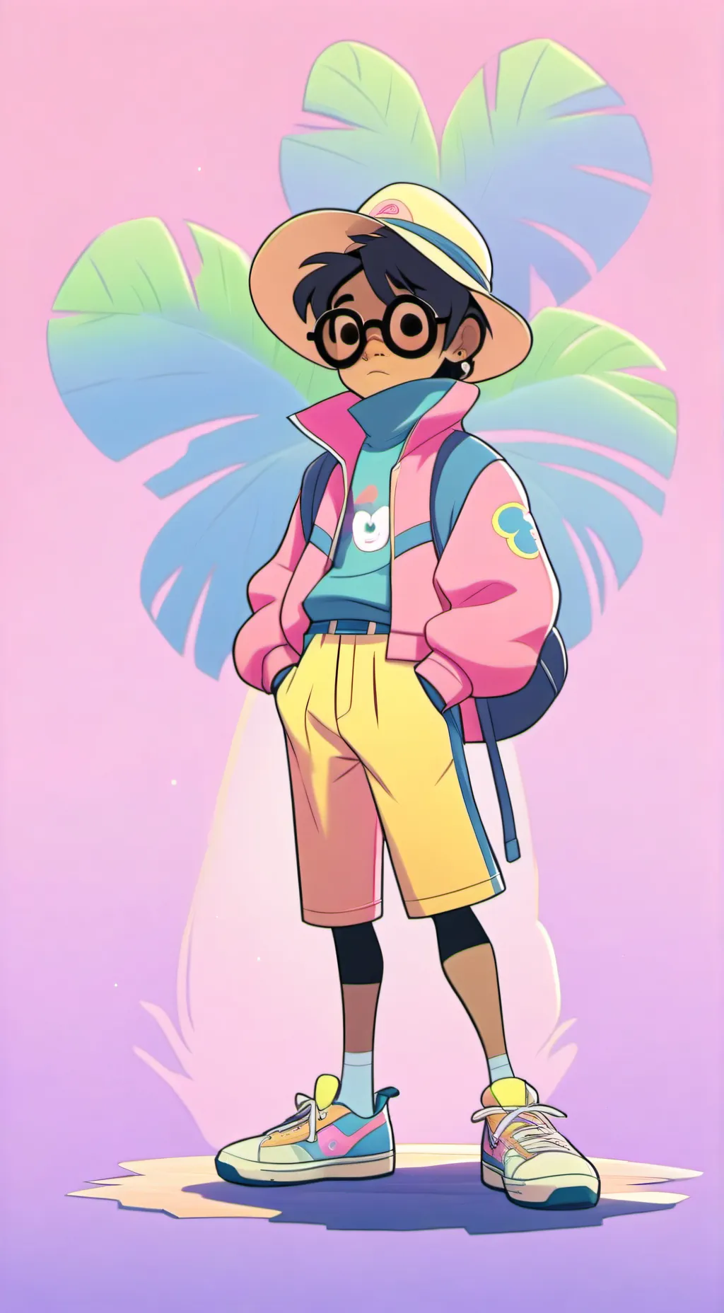 ai character: FAMILY 🤪💅👄 background
