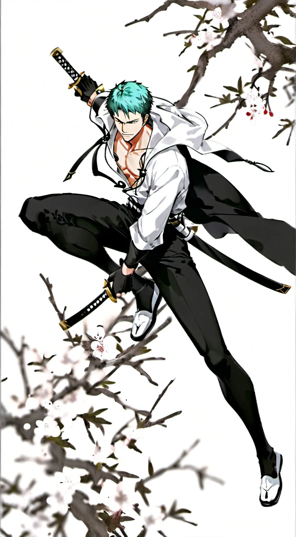 ai character: zoro the king background
