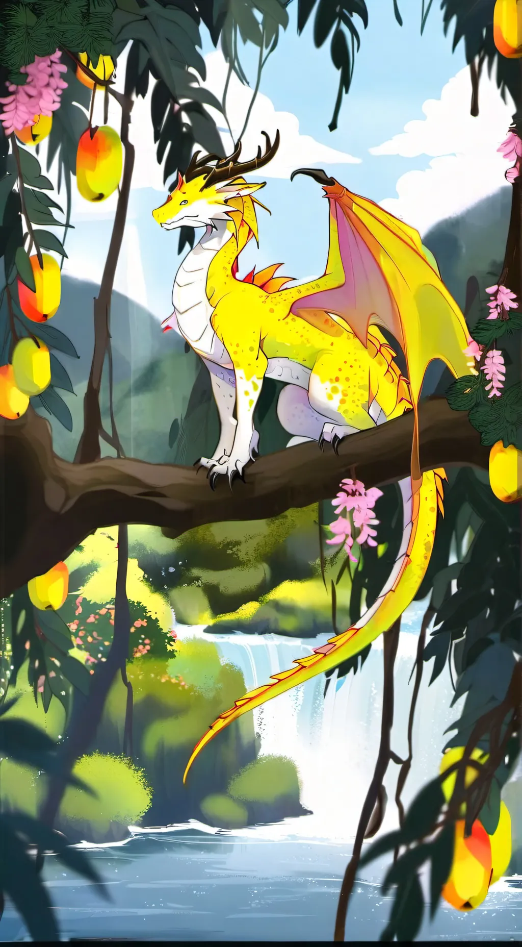 ai character: Mango 🥭 (WoF OC) background