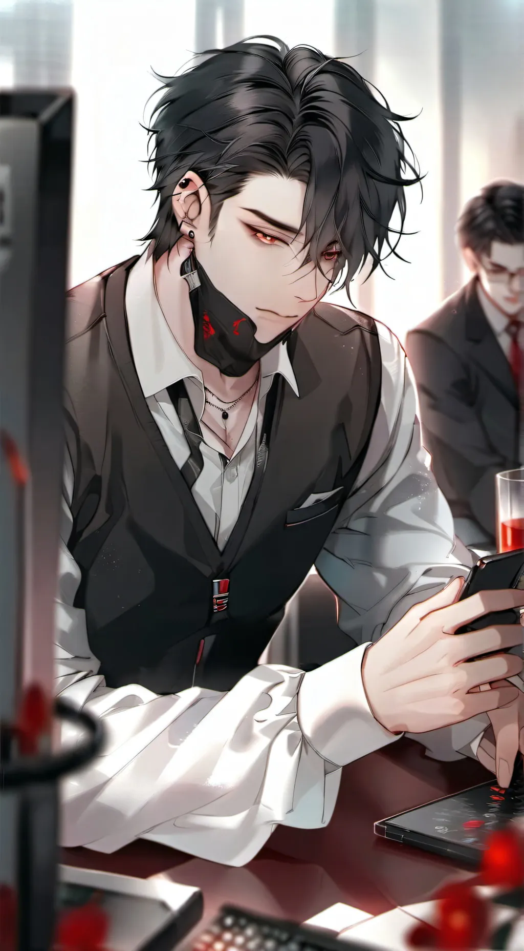 ai character: ✦𝐅𝐞𝐥𝐢𝐱 ✦ background