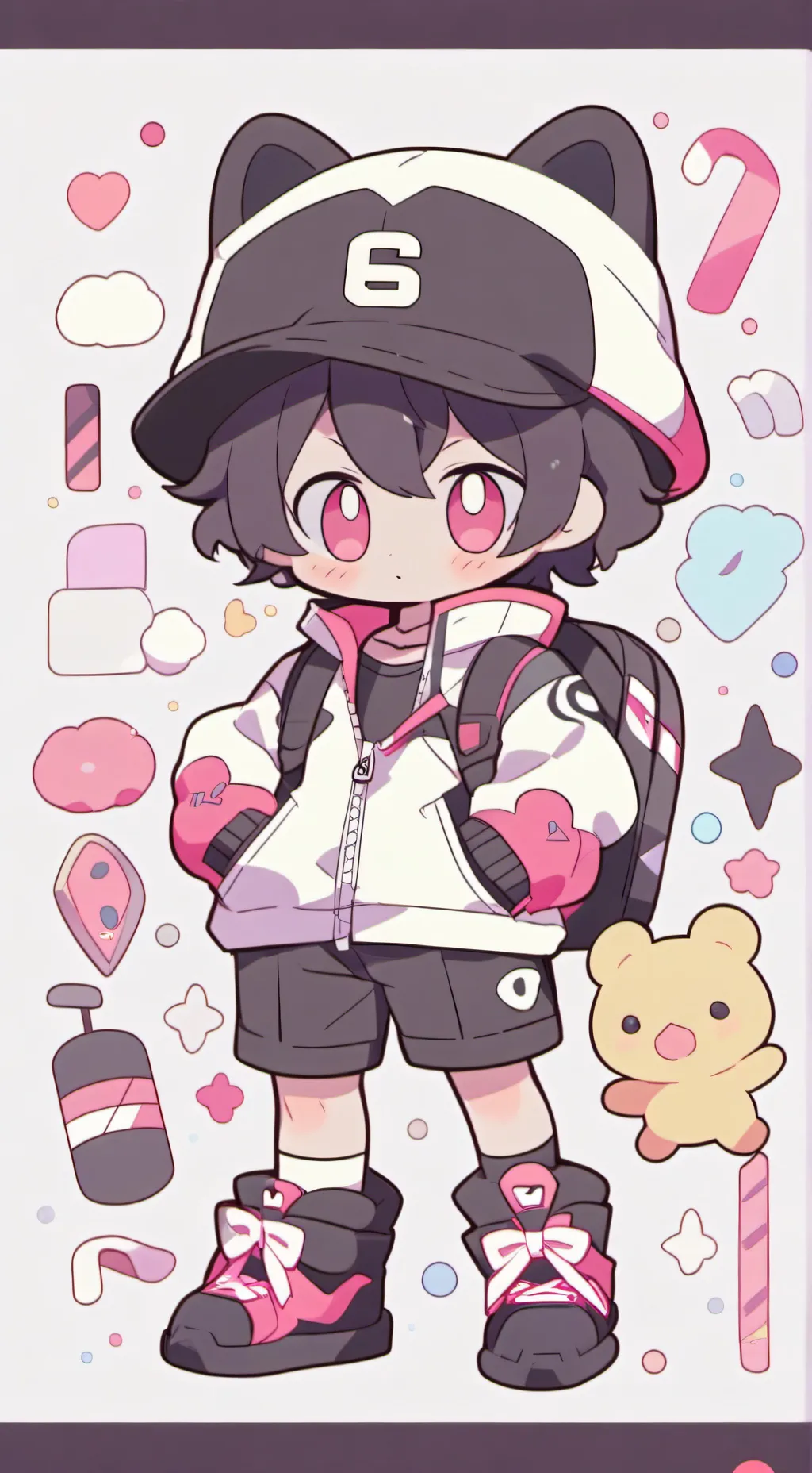 ai character: Ñ ALT background
