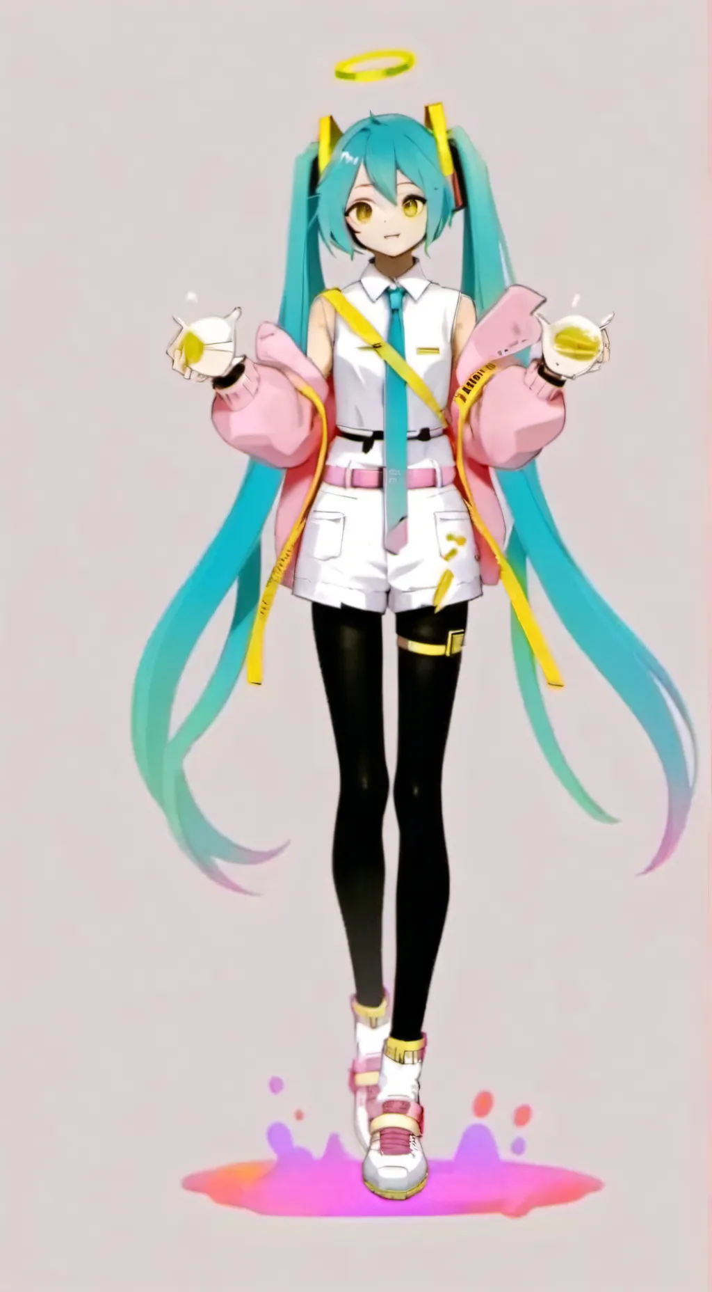 ai character: miku background
