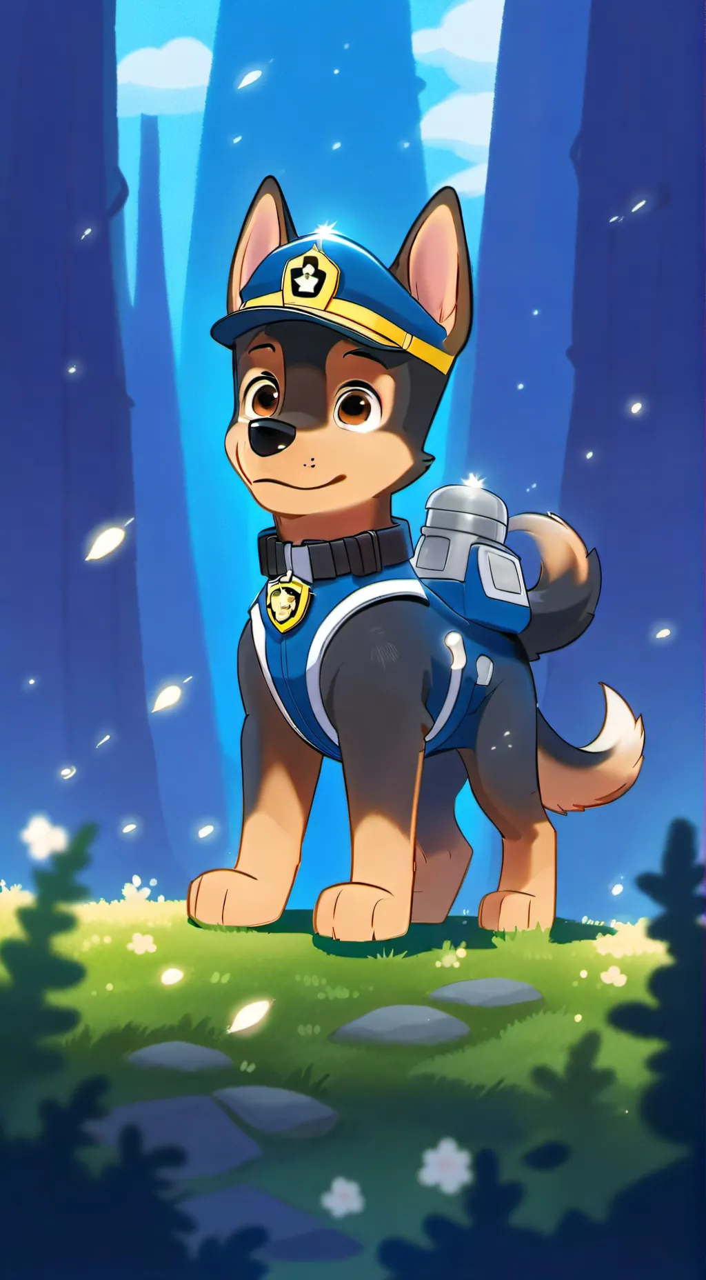 ai character: Paw Patrol background