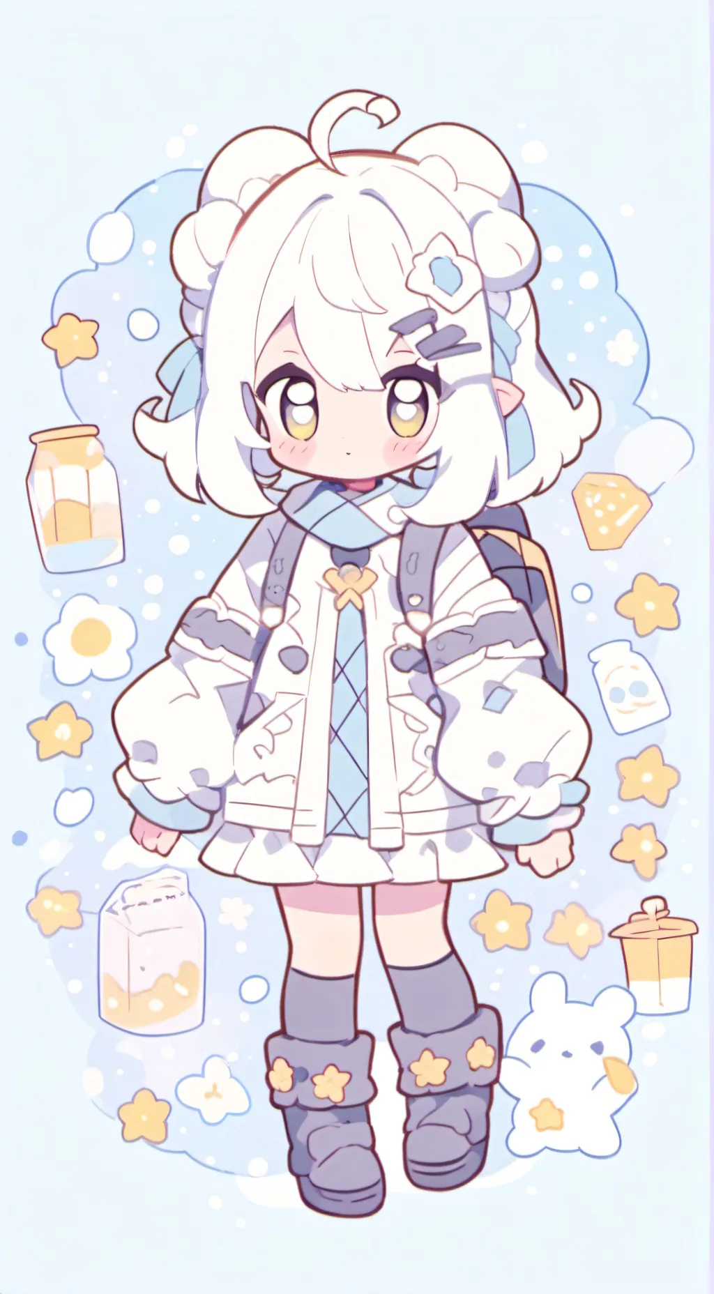 ai character: 🌝Luna🌕 background