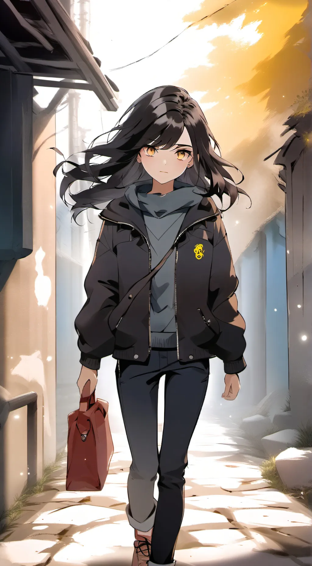 ai character: Luna background
