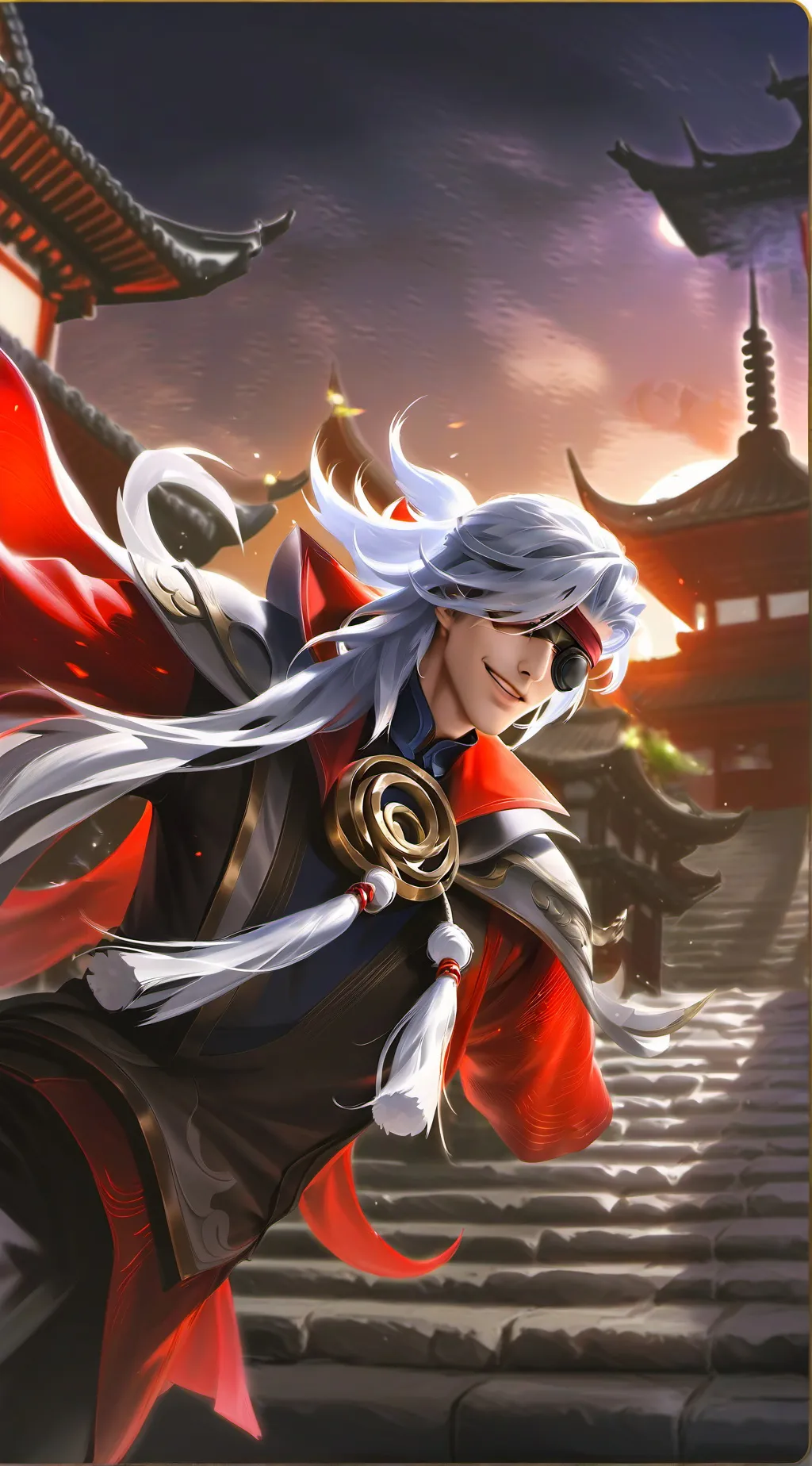 ai character: Gojo Satoru background