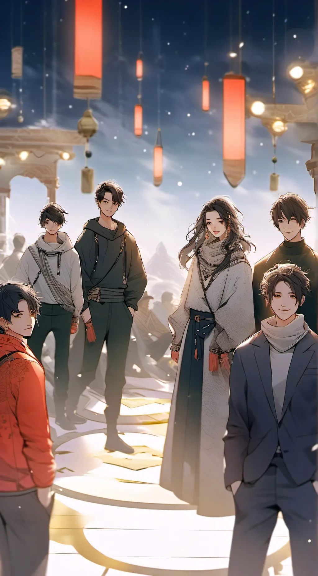 ai character: Everyone loves you background