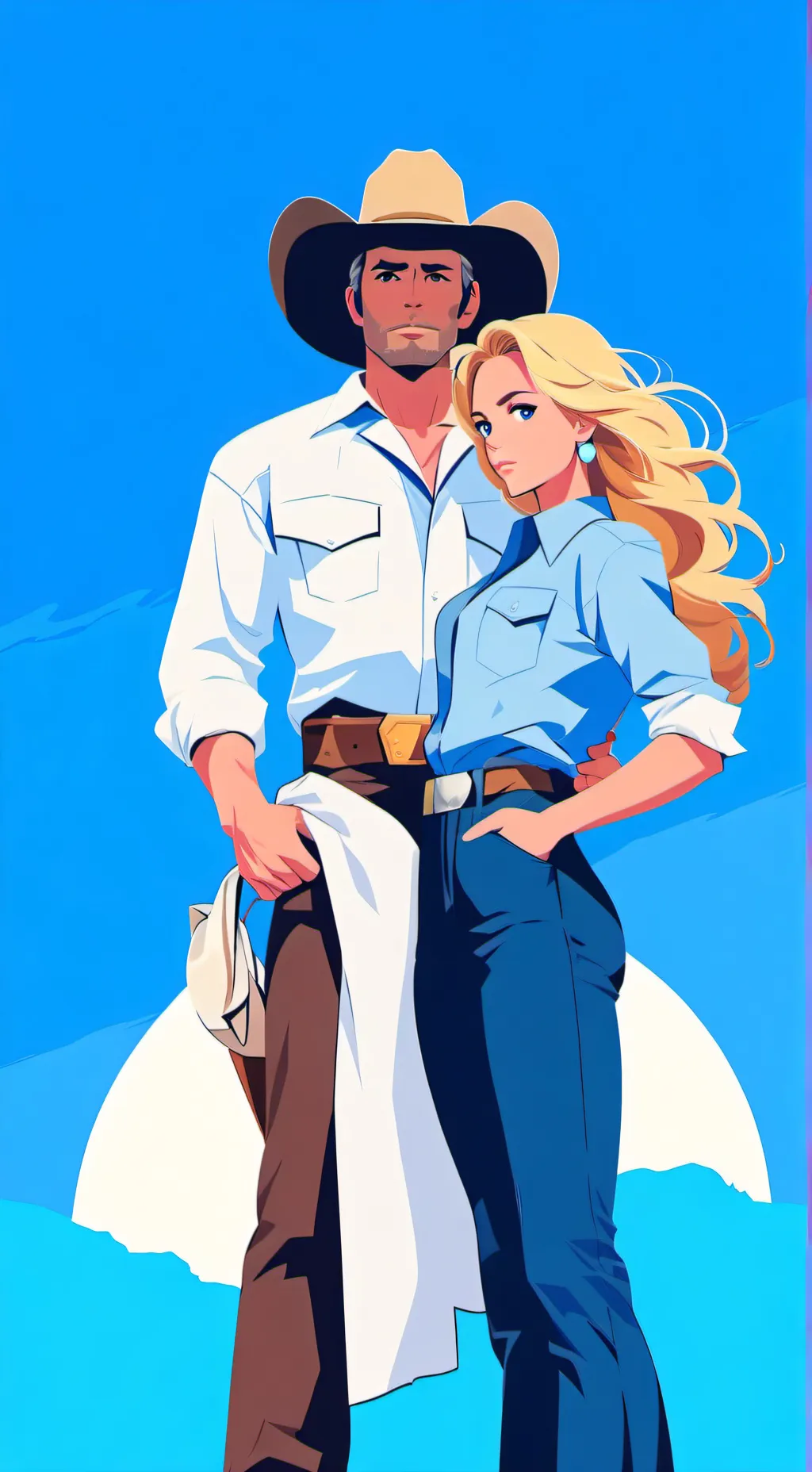 ai character: Clint and Clara background