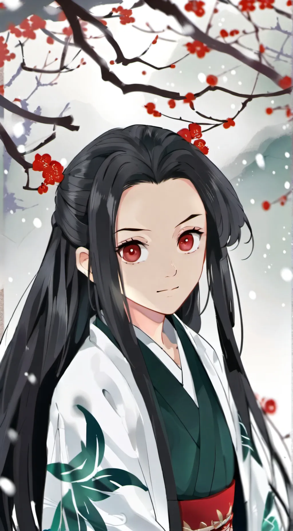ai character: KNY Hanahaki background