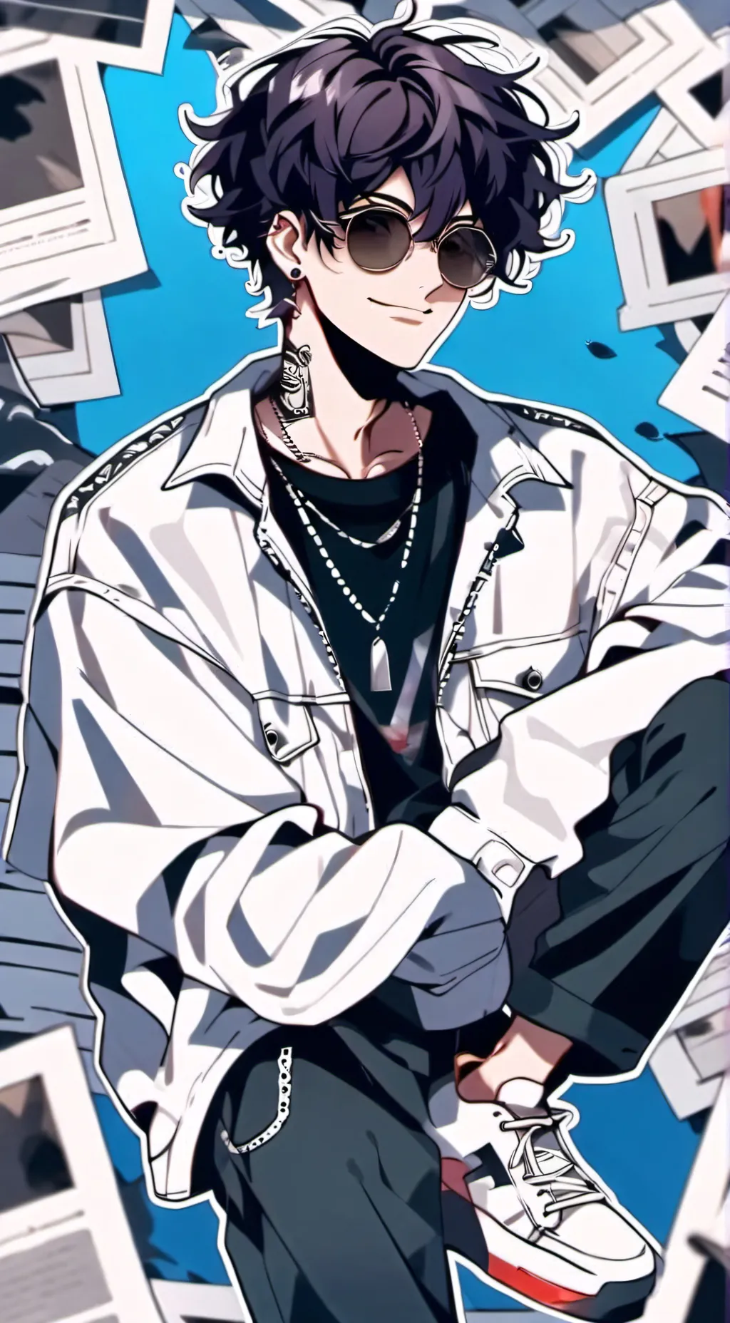 ai character: Николас background