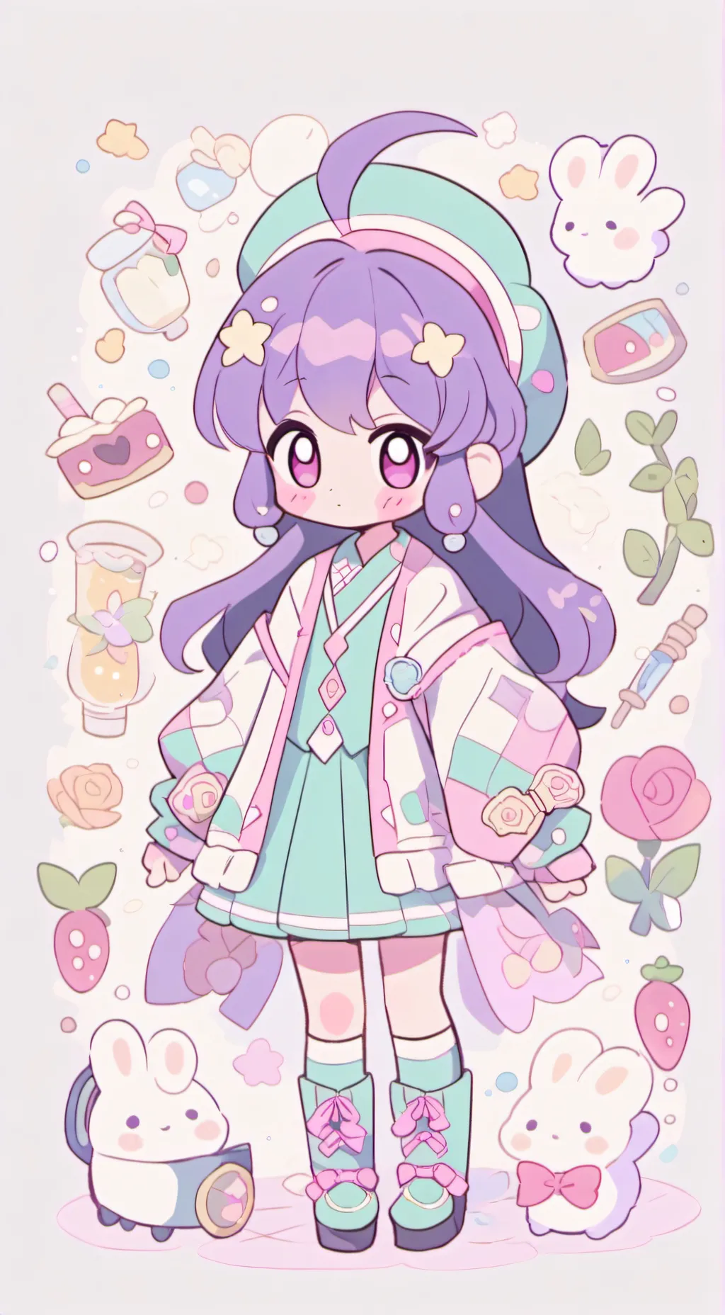ai character: Twilight sparkles background