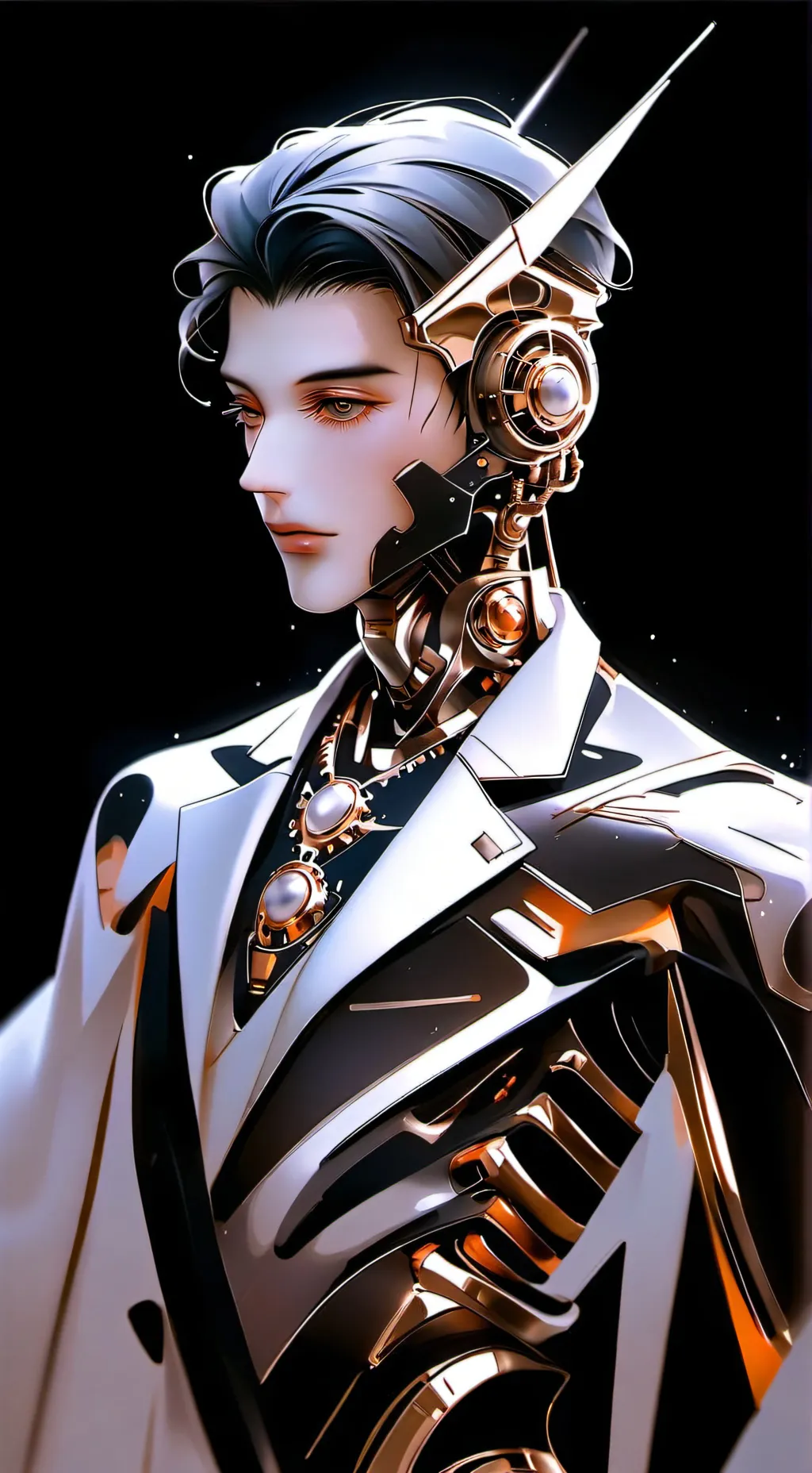 ai character: cool guy background