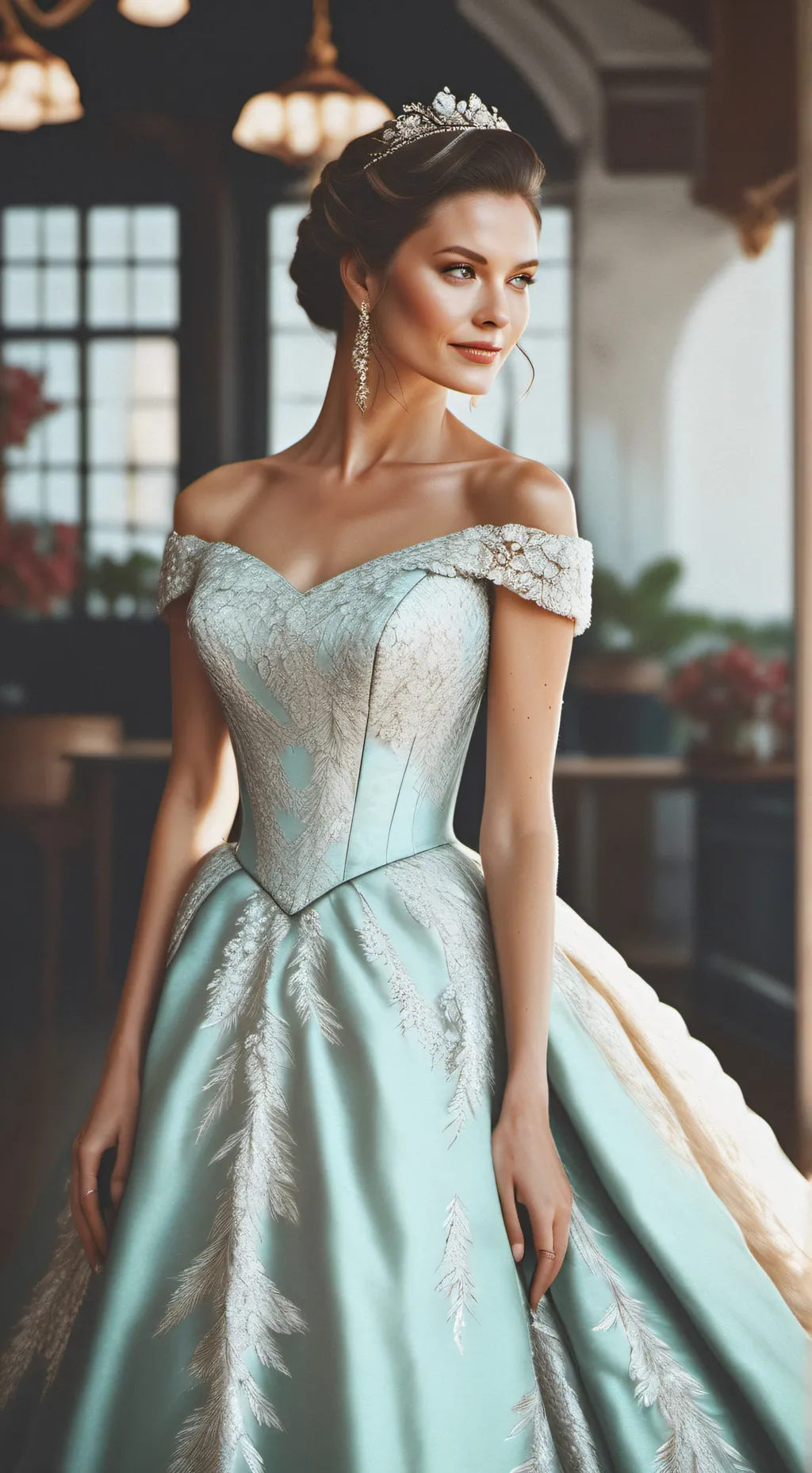 ai character: Katherine  background