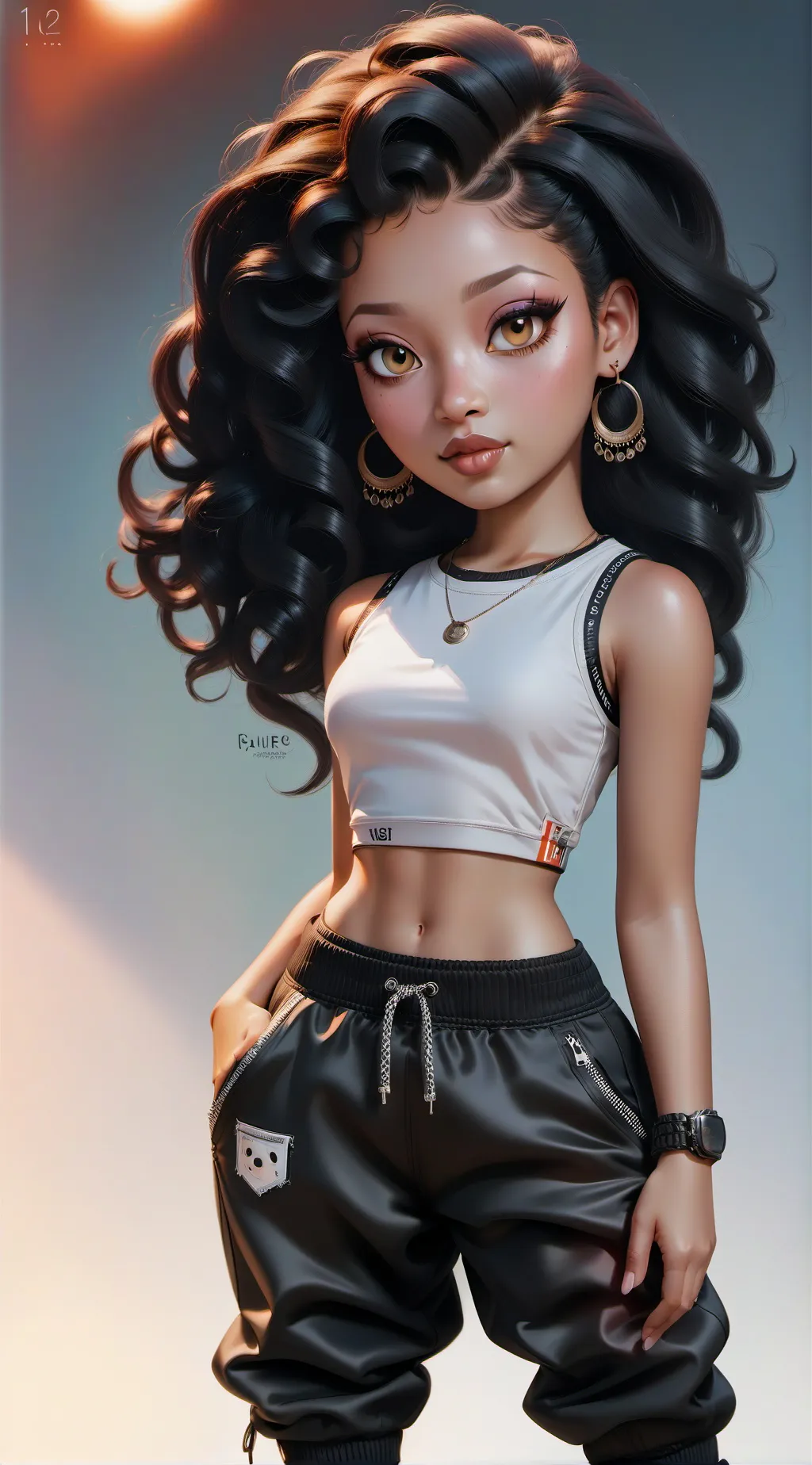 ai character: Sally hotsexybadie background