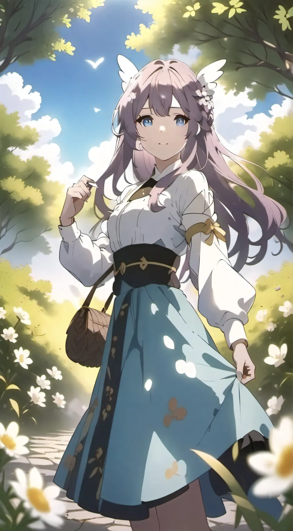 ai character: Luna background