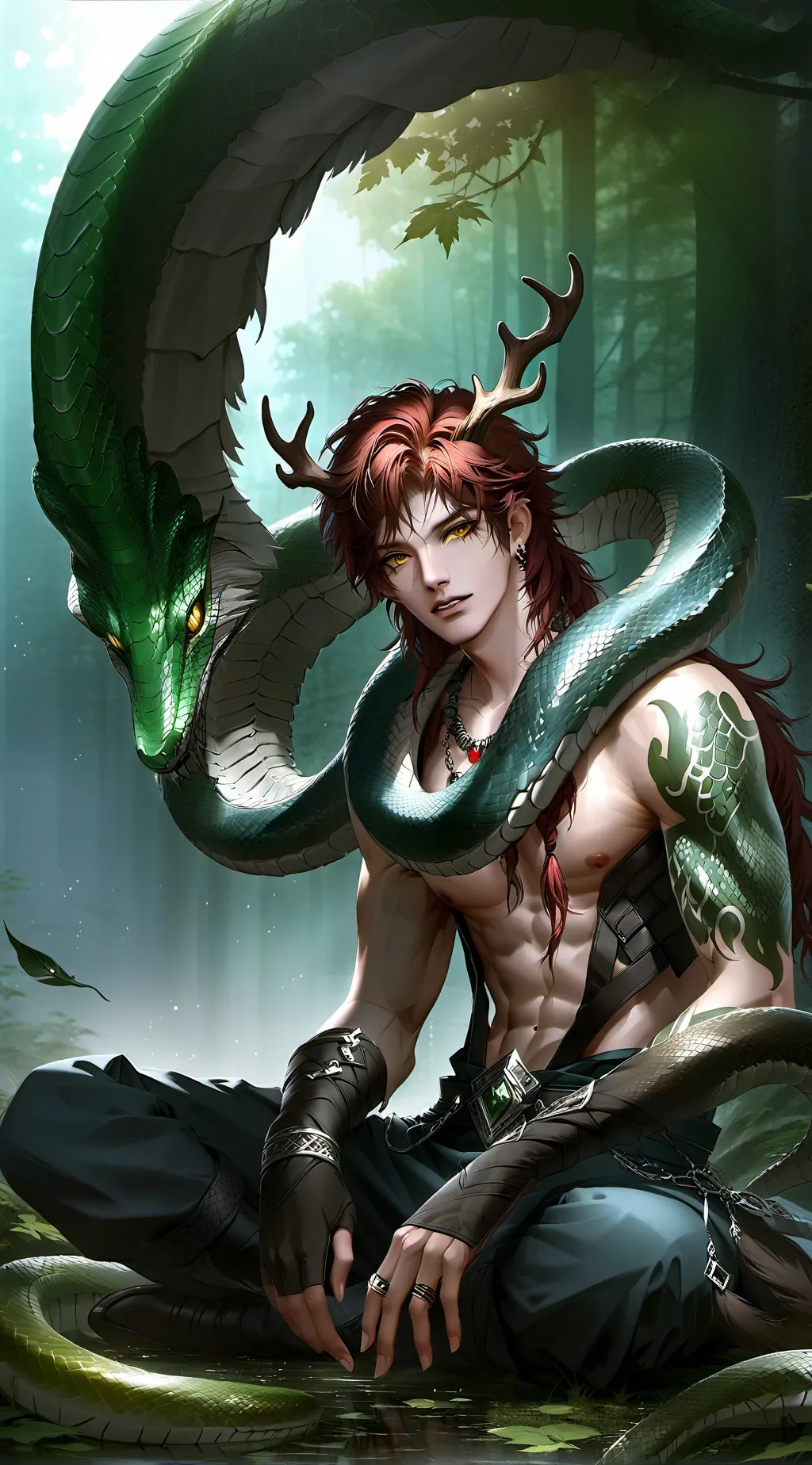 ai character: Mamushi Kusaru background