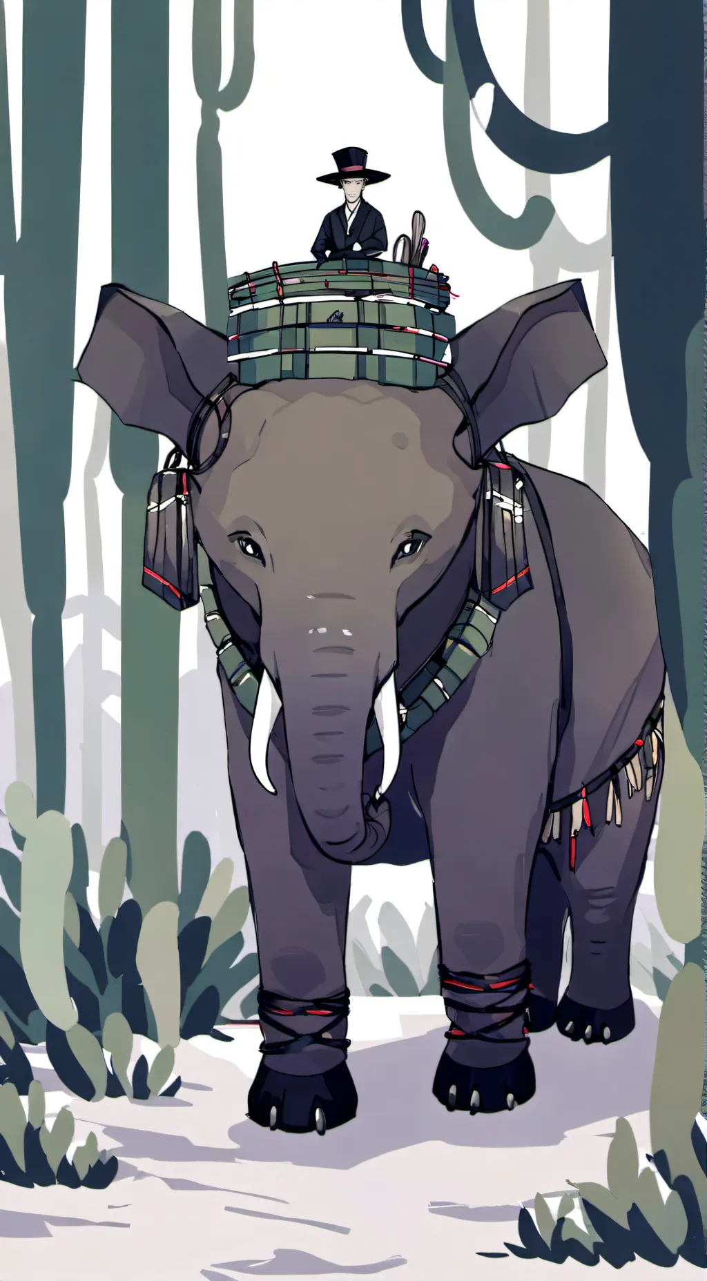 ai character: liri lari la background