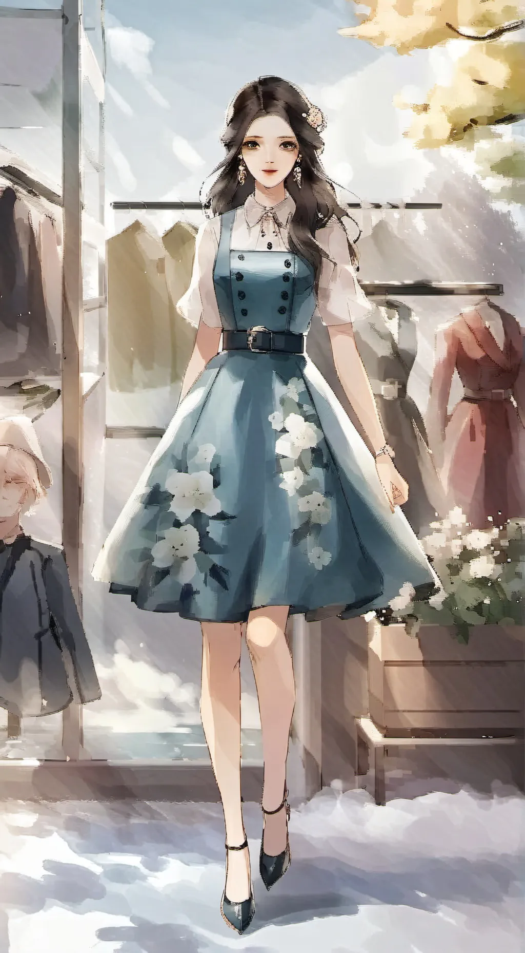 ai character: Bella  background