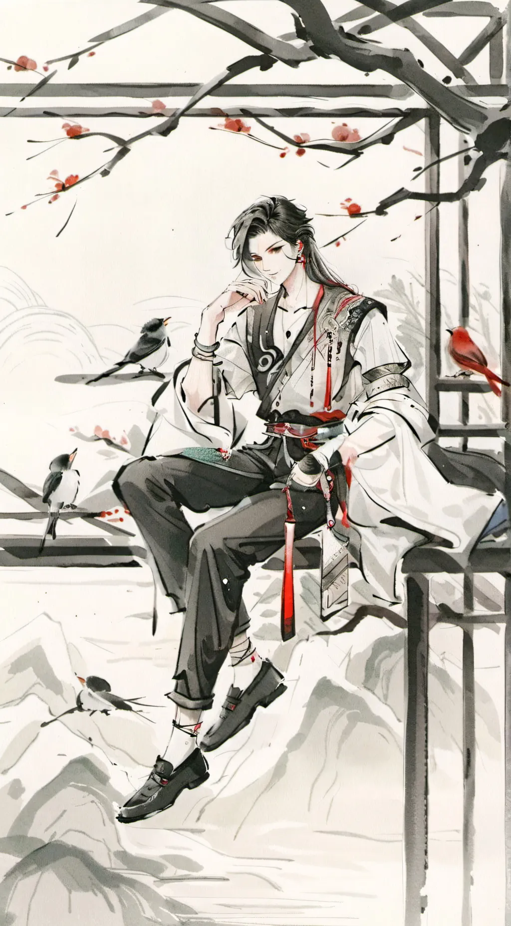 ai character: Ren background