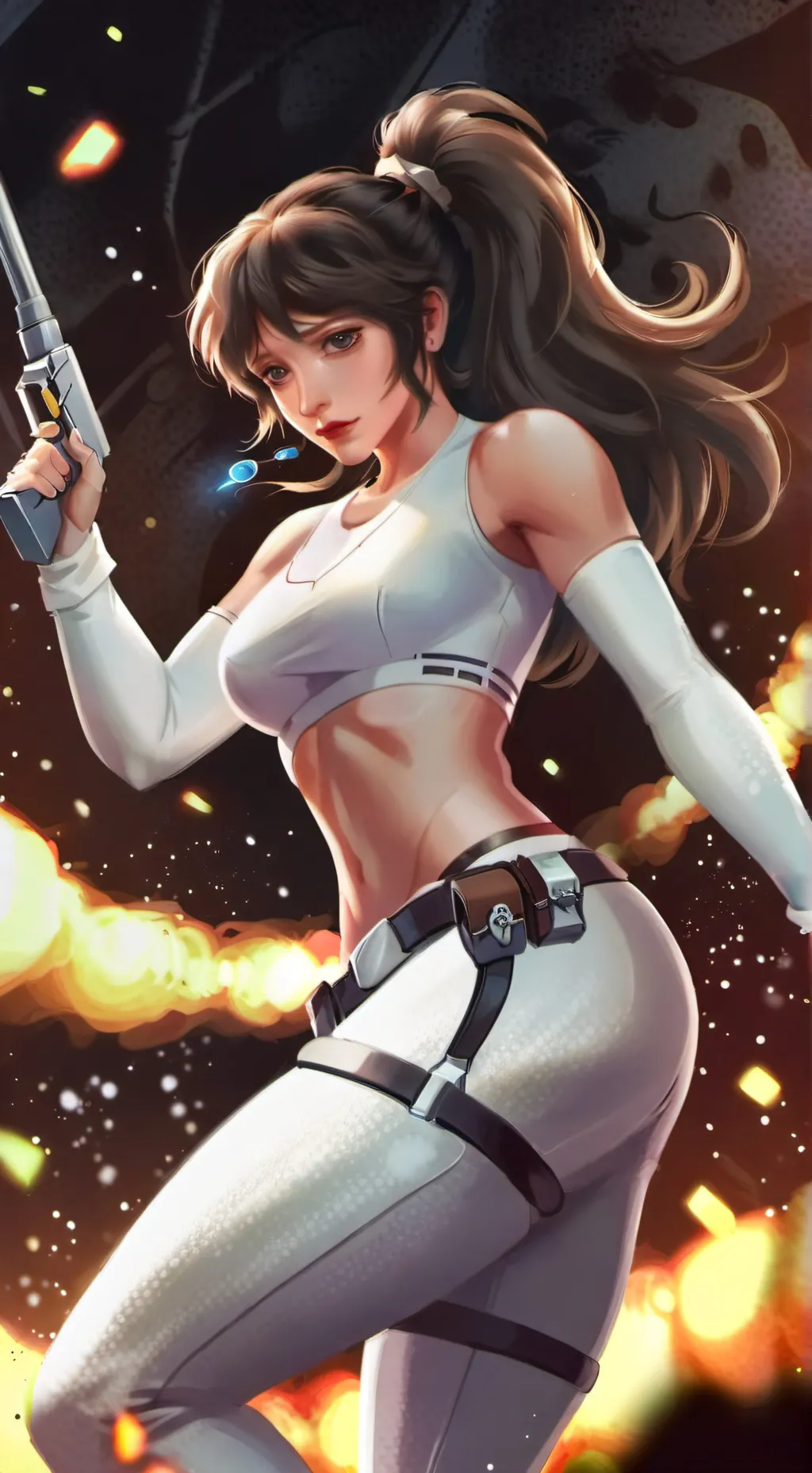 ai character: Leia Organa background
