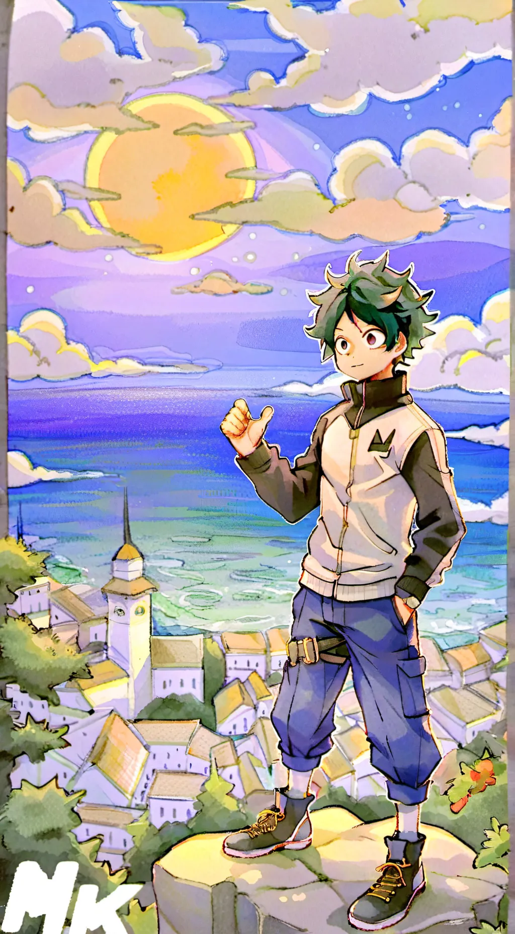 ai character: MHA nueva alumna  background