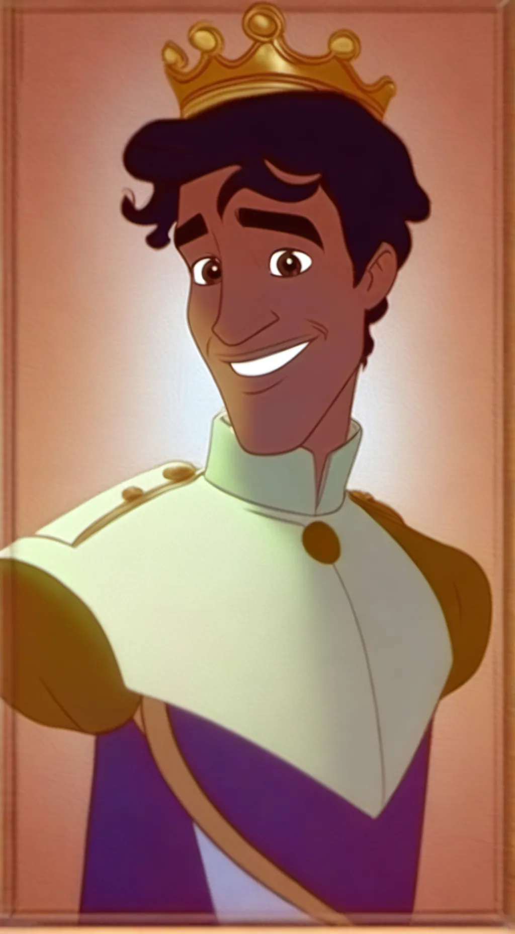 ai character: Prince Naveen  background