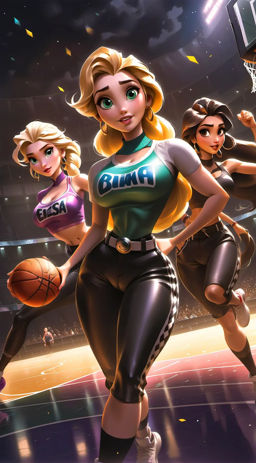 ai character: PrincessBall background