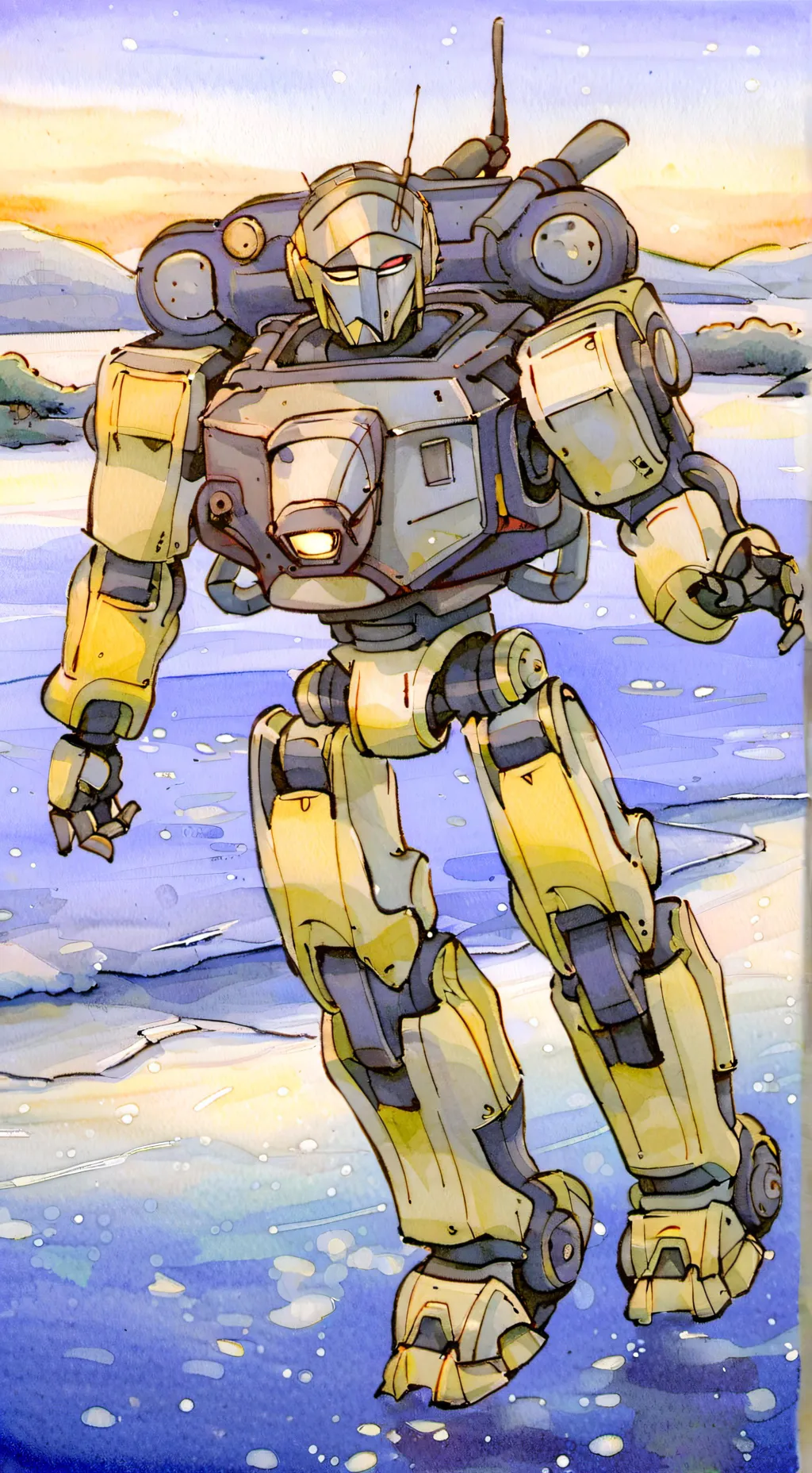 ai character: artificial intell background